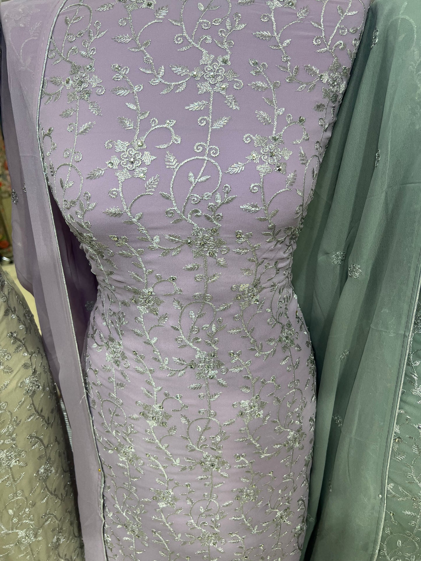 Premium Embroidered Georgette