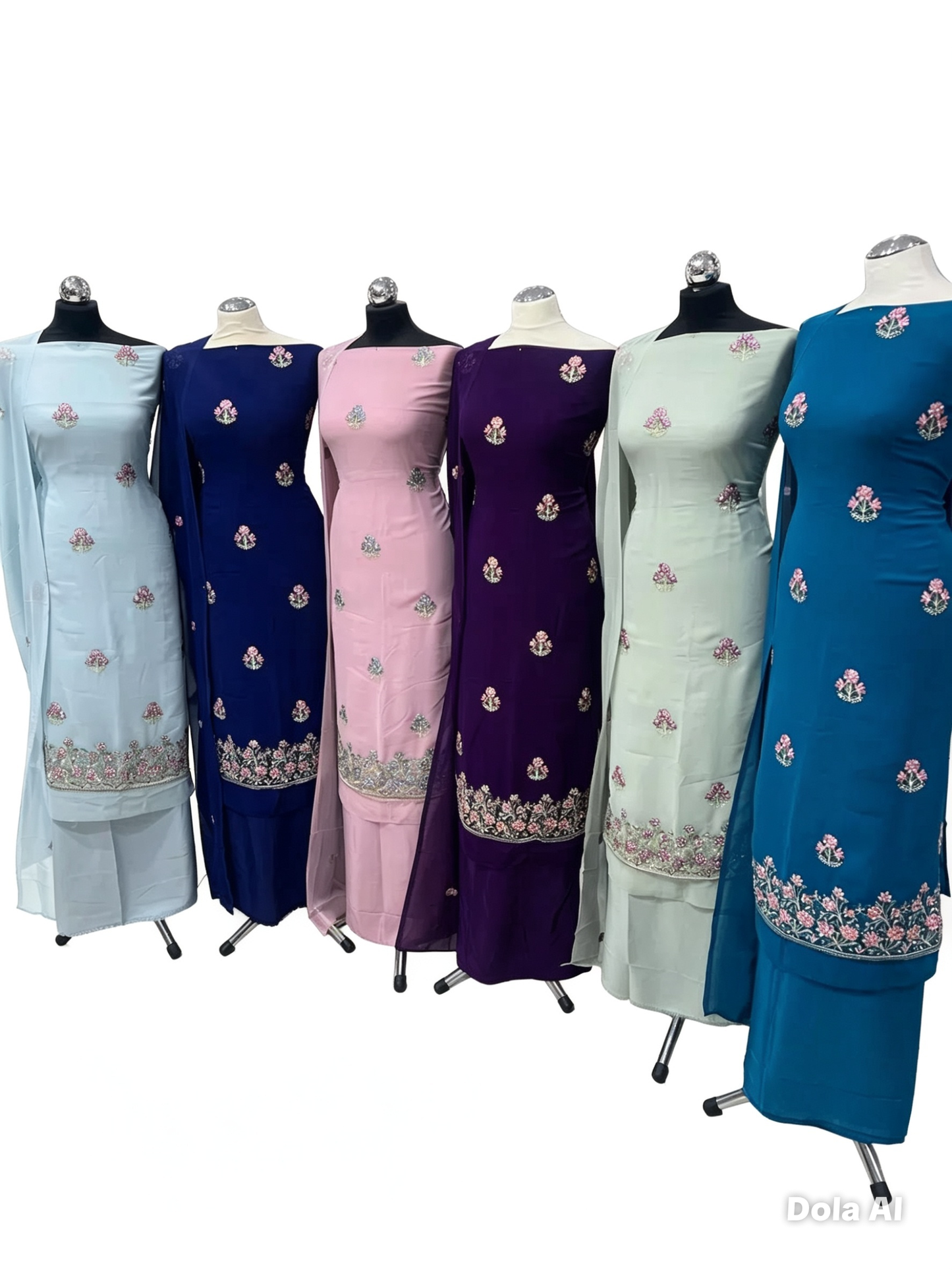 Embroidered & Embellished Georgette