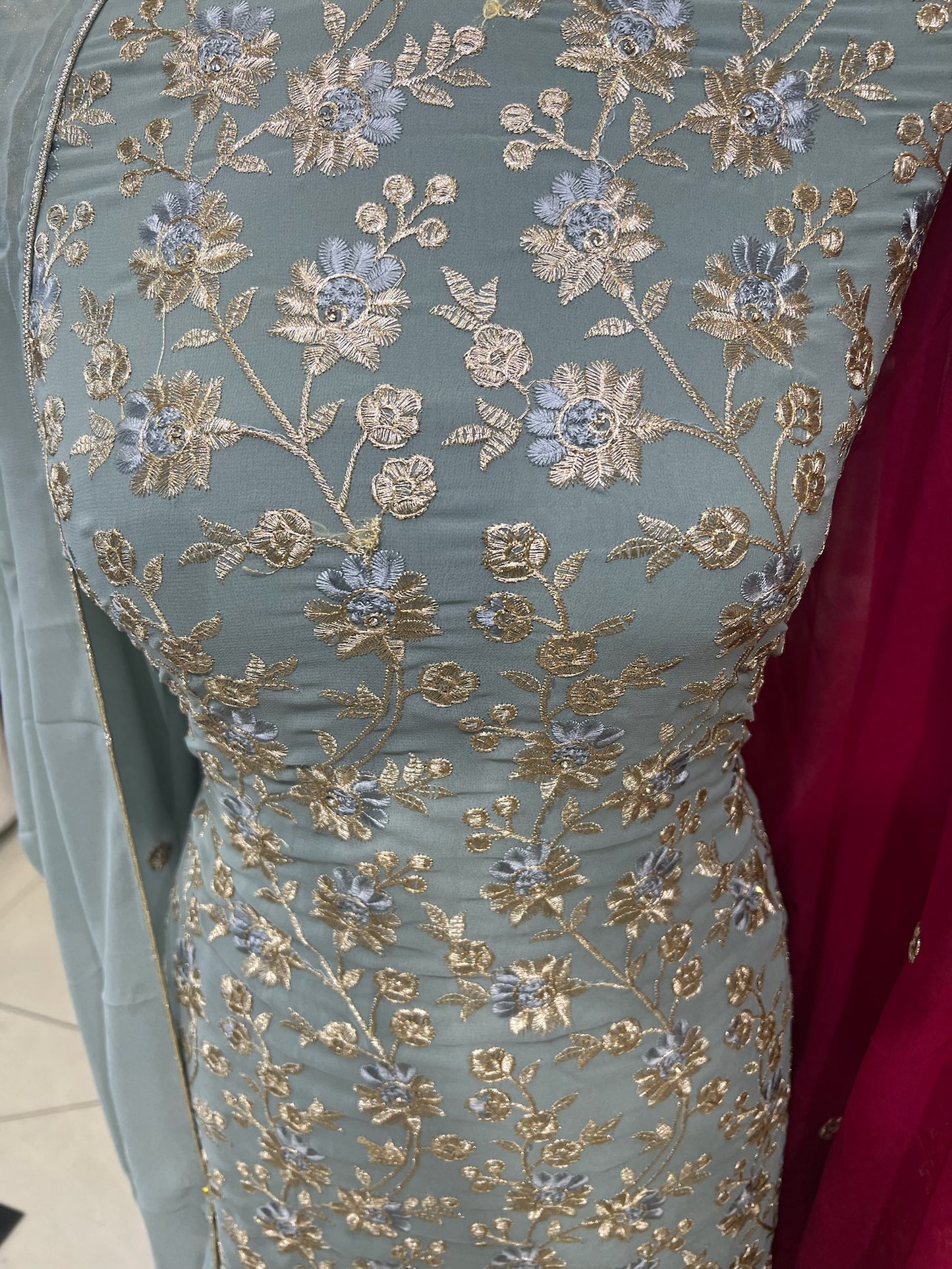 Embroidered Georgette