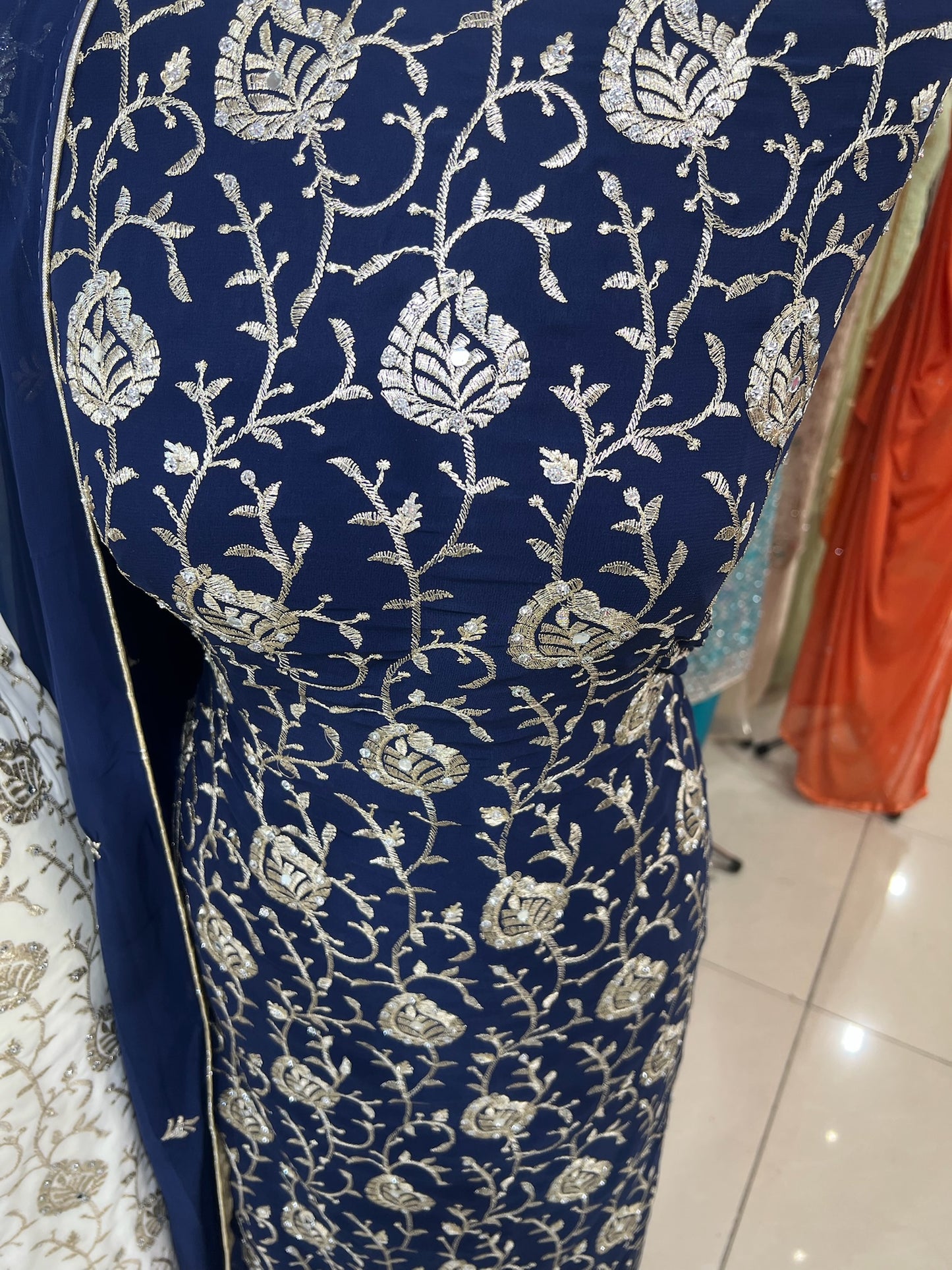 Embroidered Embellished Georgette