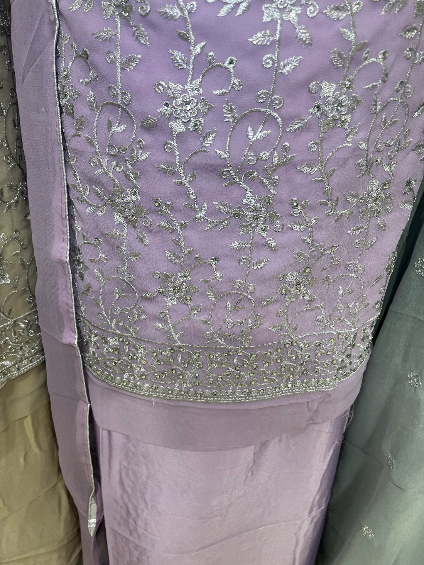 Premium Embroidered Georgette