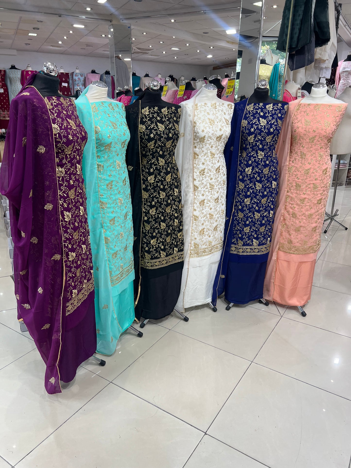 Embroidered Georgette