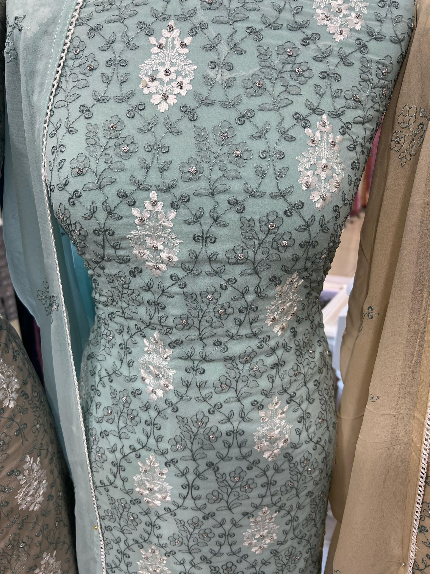 Embroidered Georgette