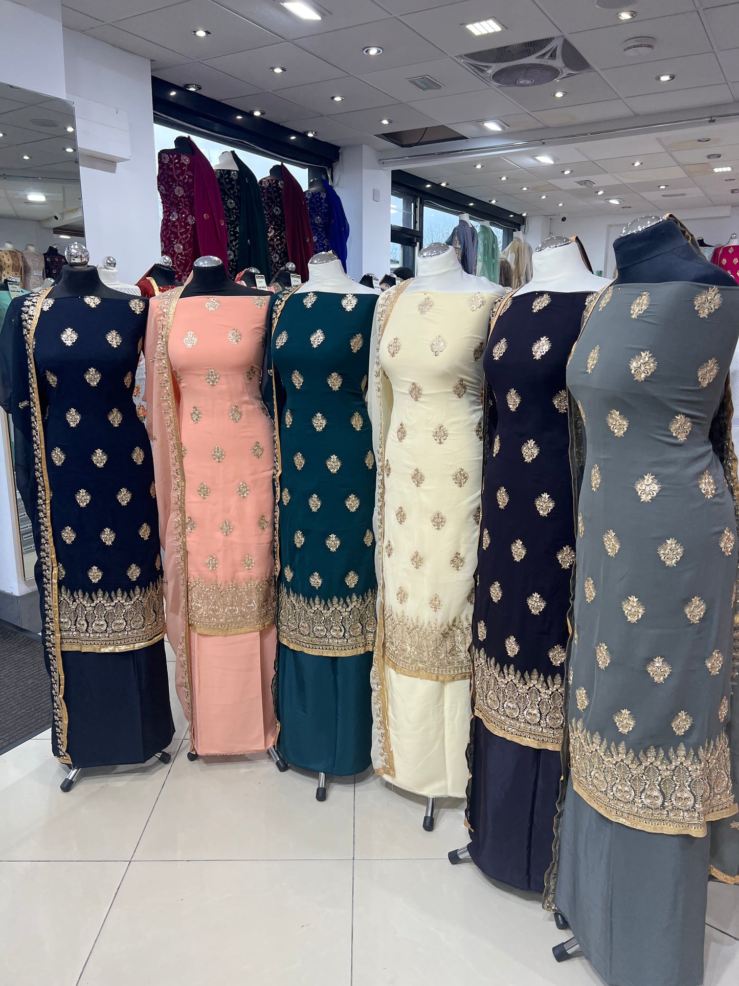 Embroidered Georgette