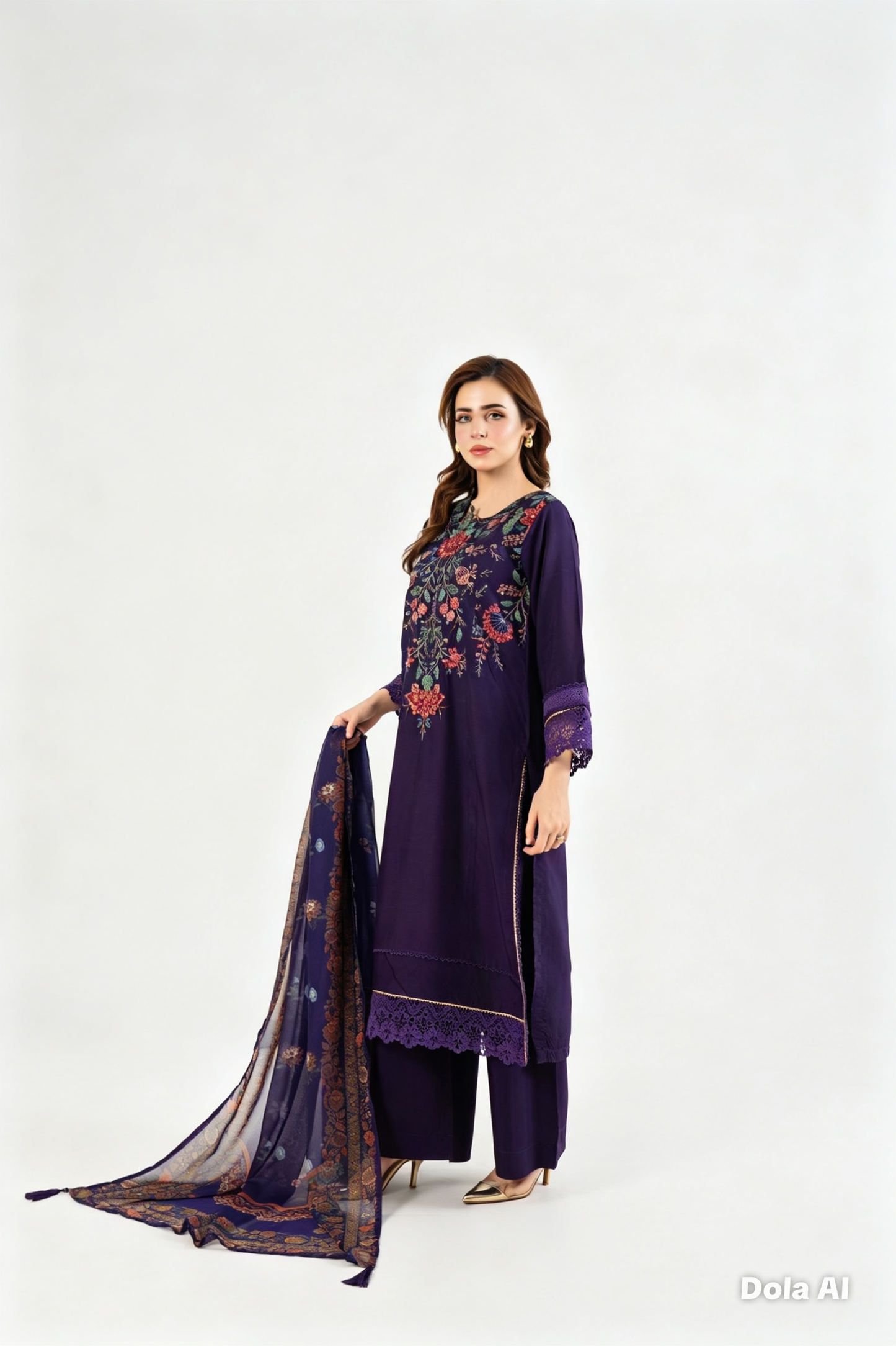 Maria Bi Inspired luxurious viscose Suit