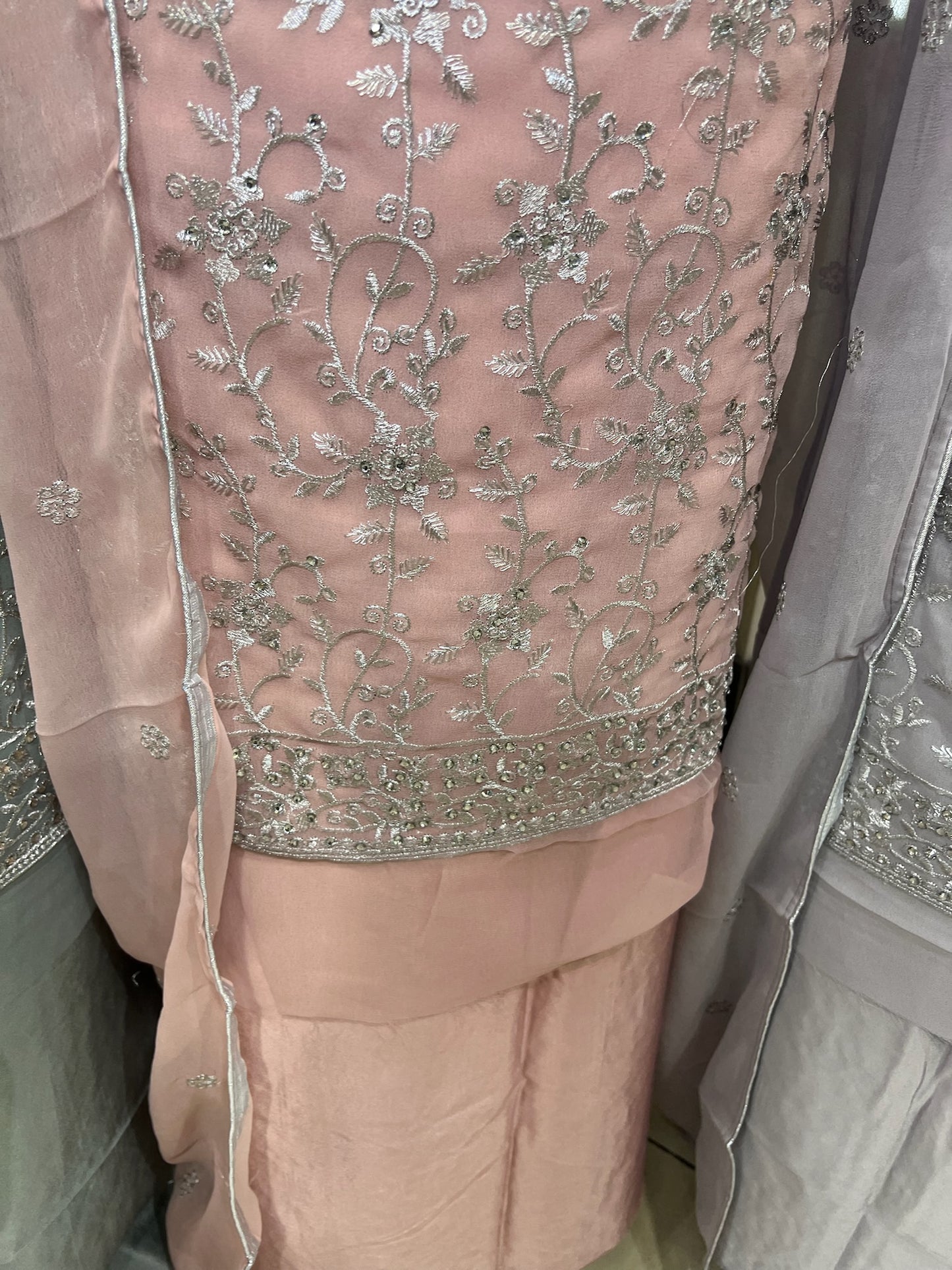 Premium Embroidered Georgette