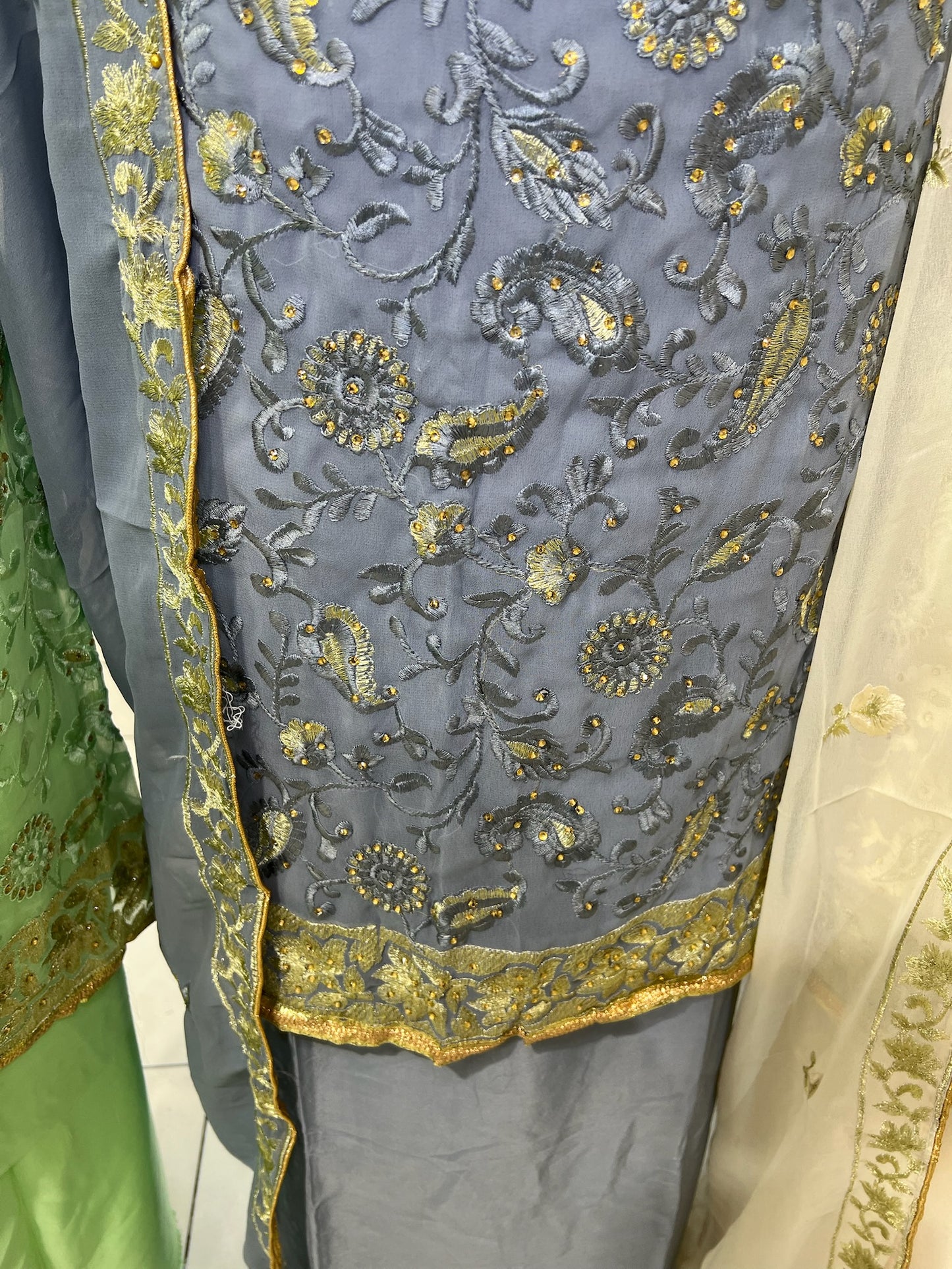 Embroidered Georgette