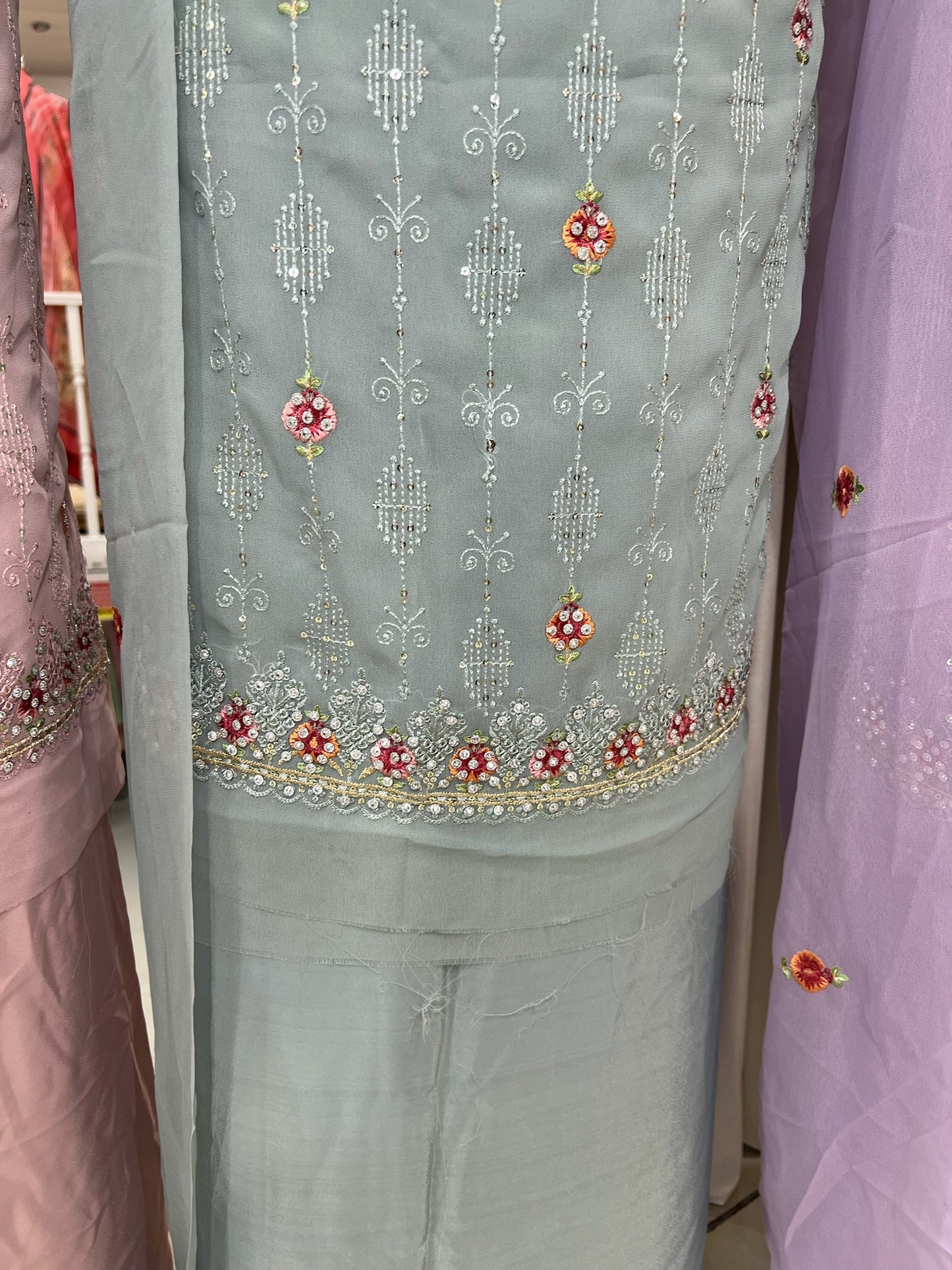 Embroidered Georgette