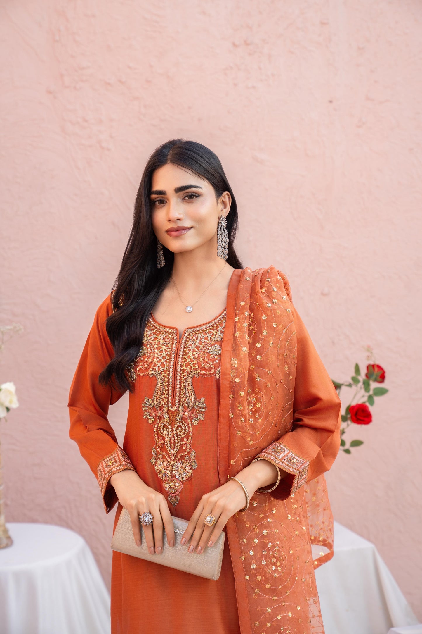 luxurious viscose suit inspired by the renowned Shantly by Barooque collection