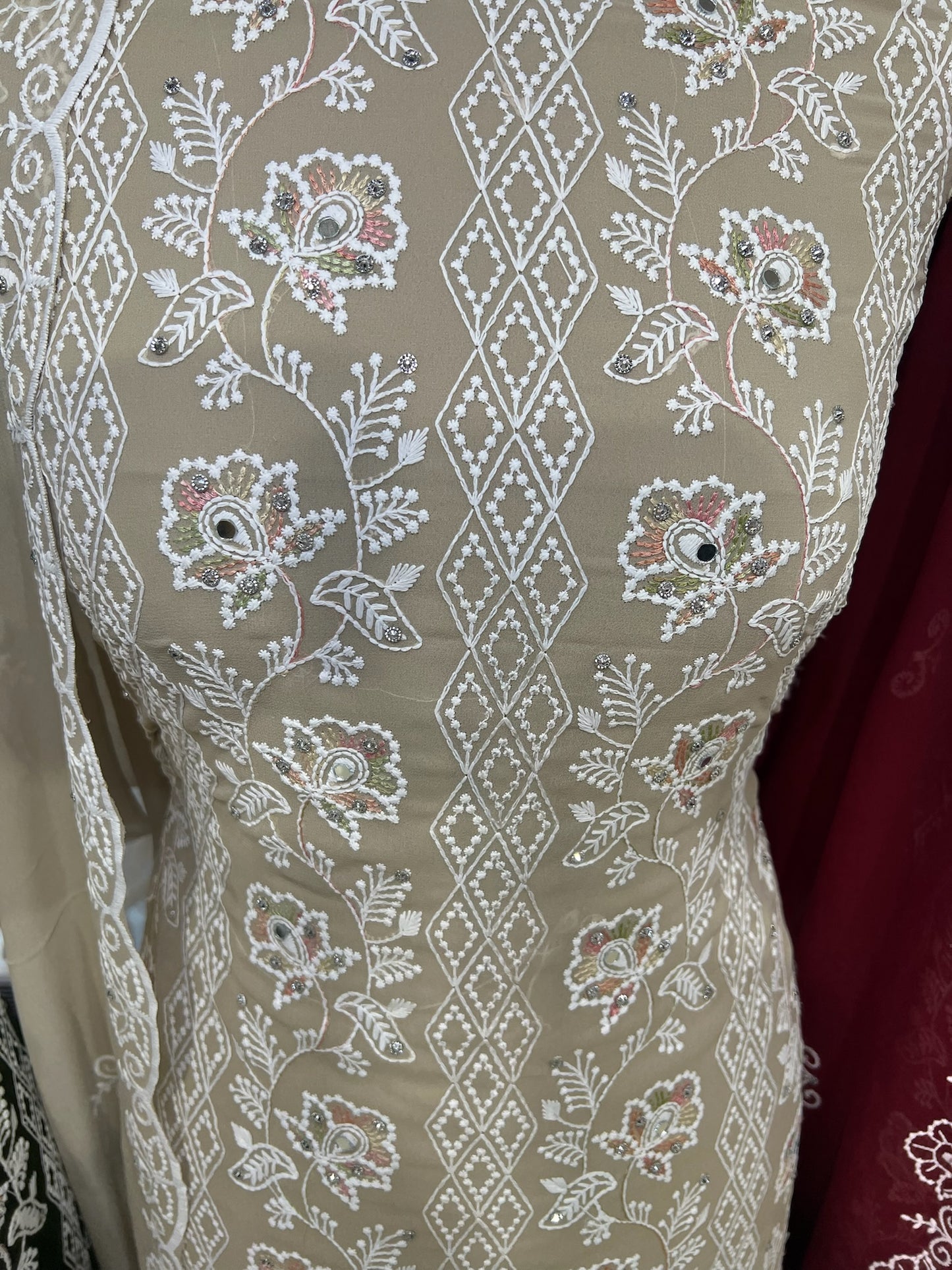 Embroidered Georgette