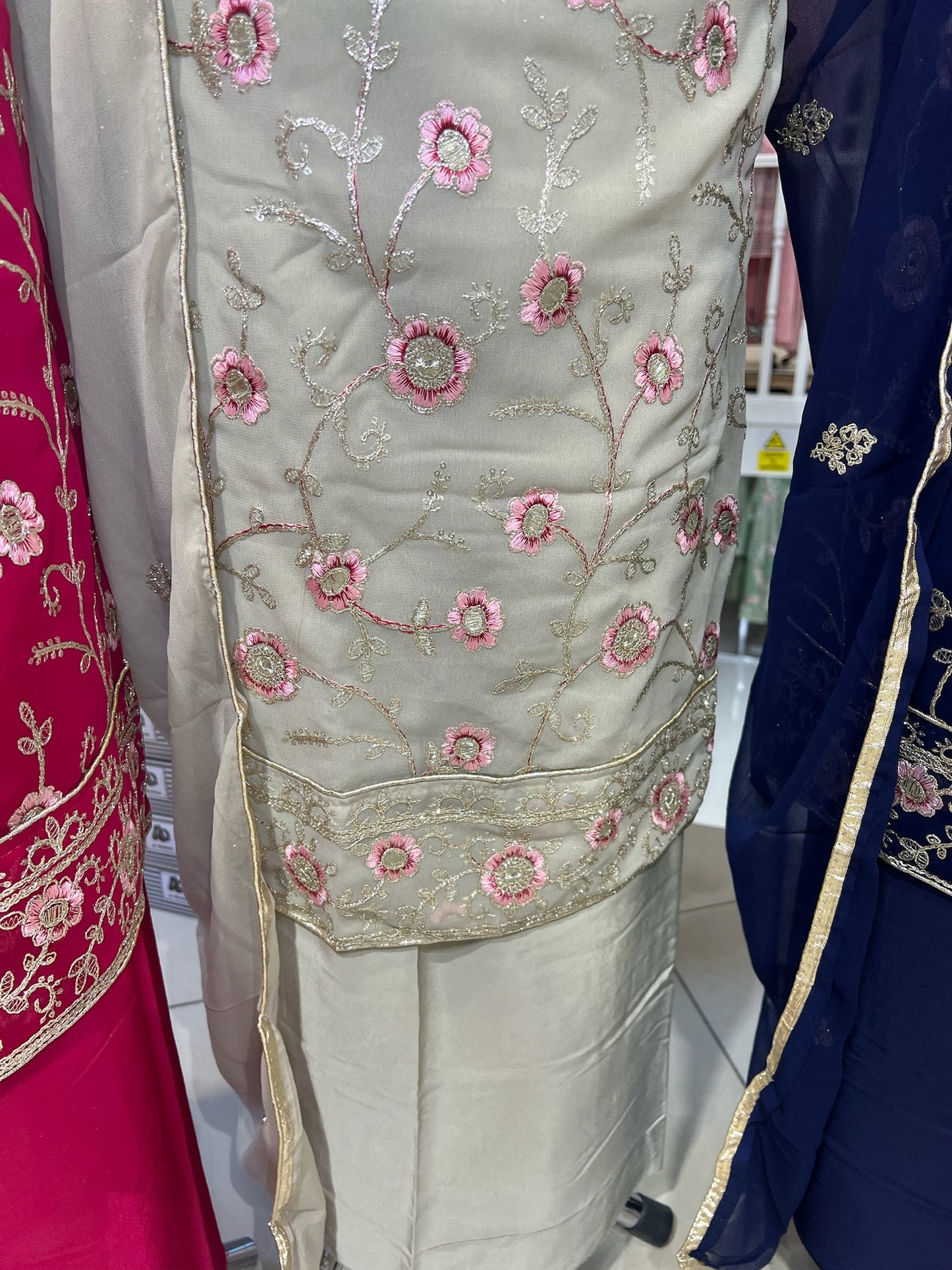 Embroidered Georgette