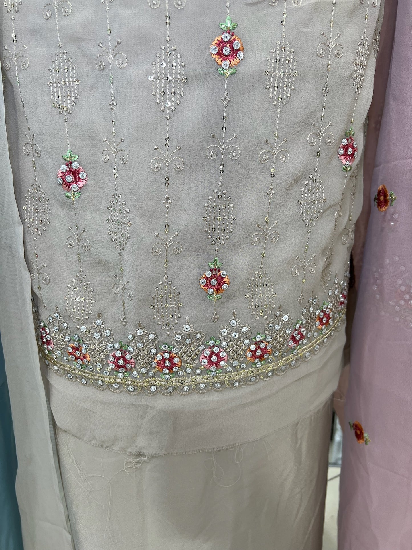 Embroidered Georgette