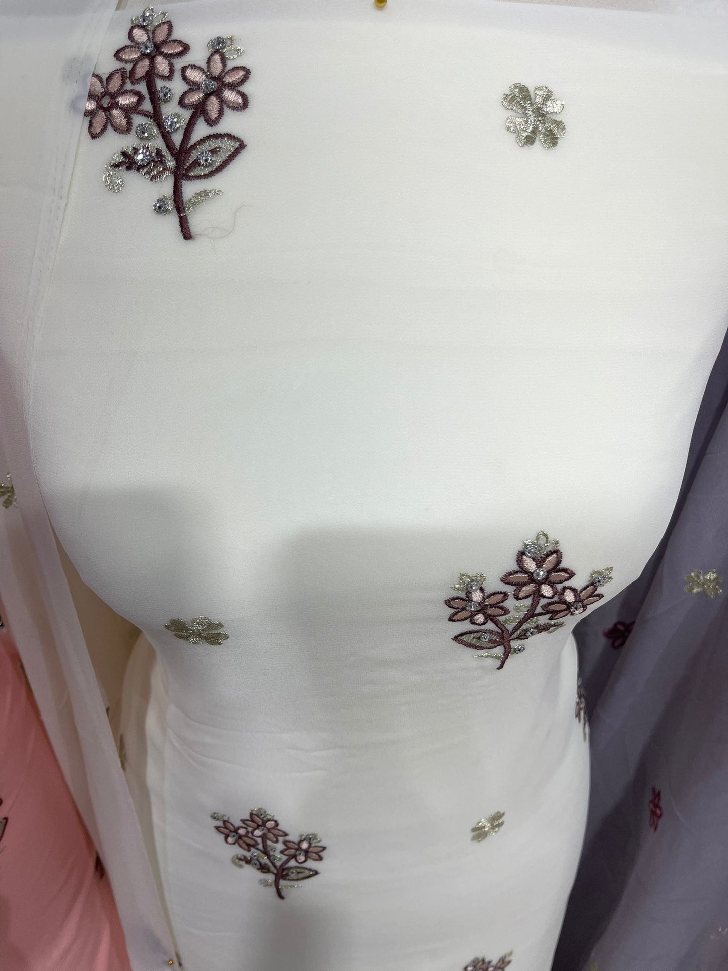 Embroidered Georgette