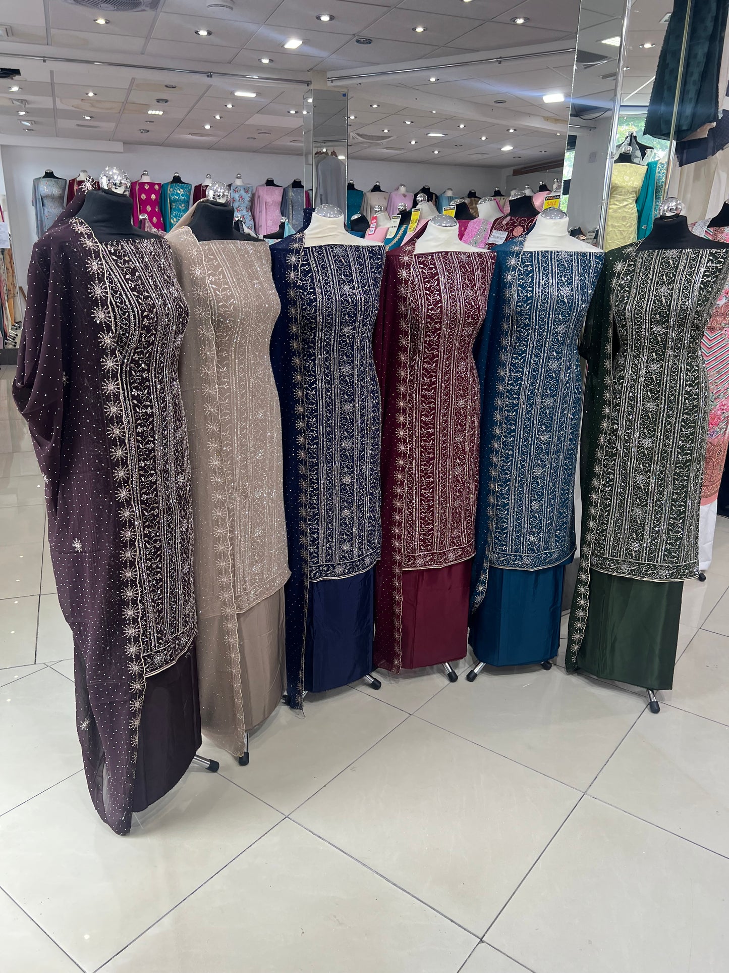 Embroidered & Embellished Georgette
