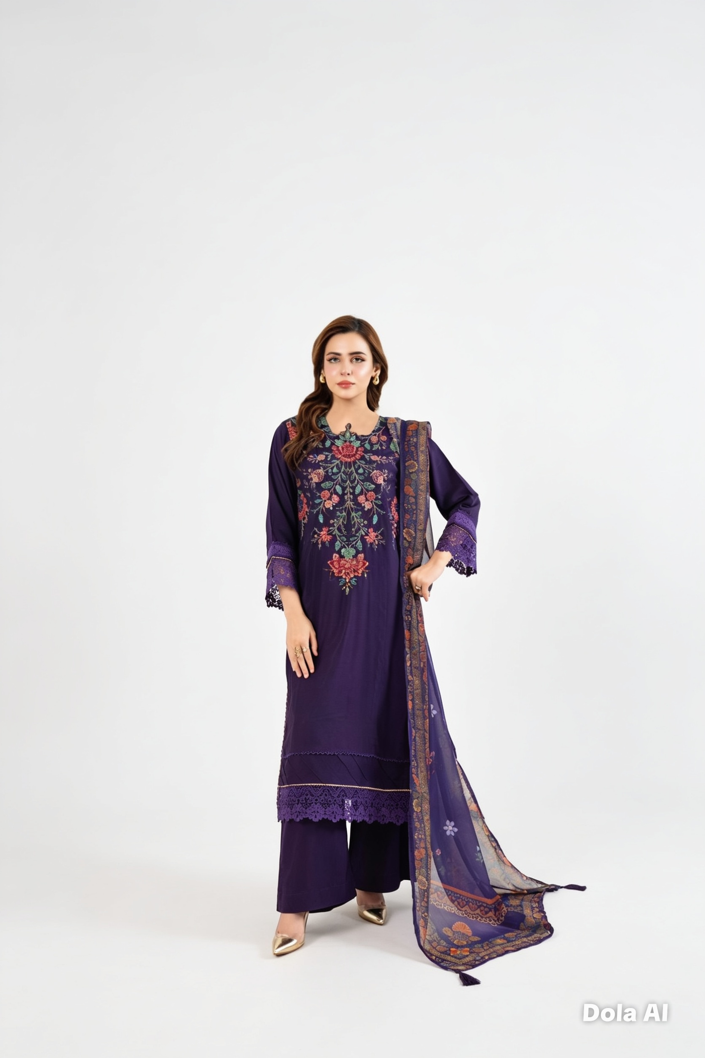 Maria Bi Inspired luxurious viscose Suit