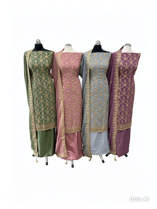 Fancy Embellished Georgette