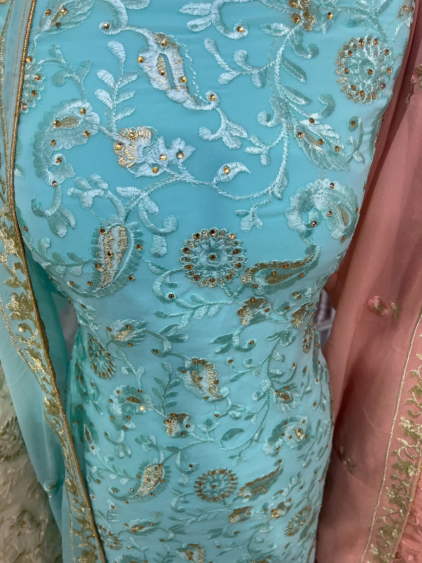 Embroidered Georgette