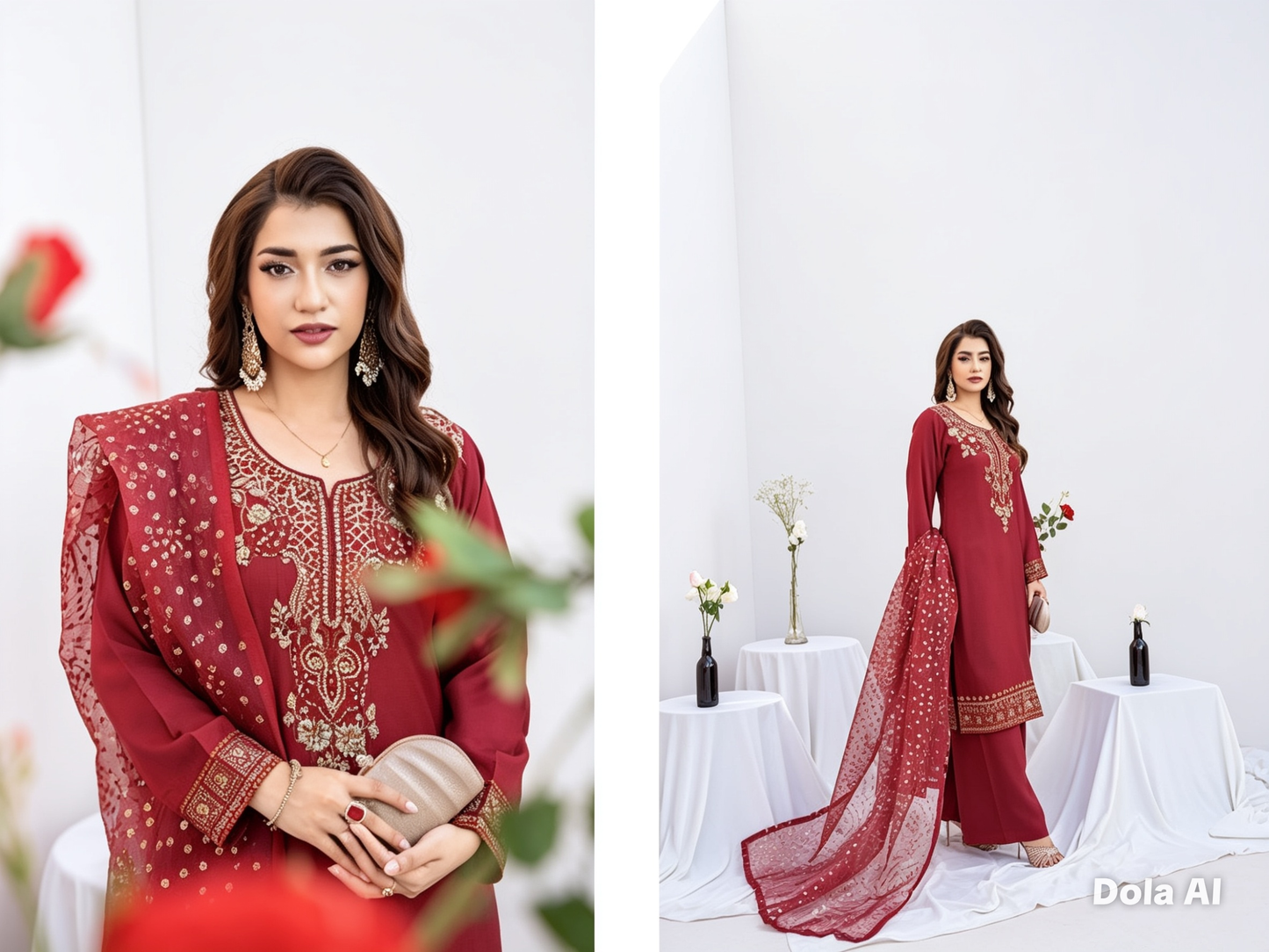 luxurious viscose suit inspired by the renowned Shantly by Barooque collection