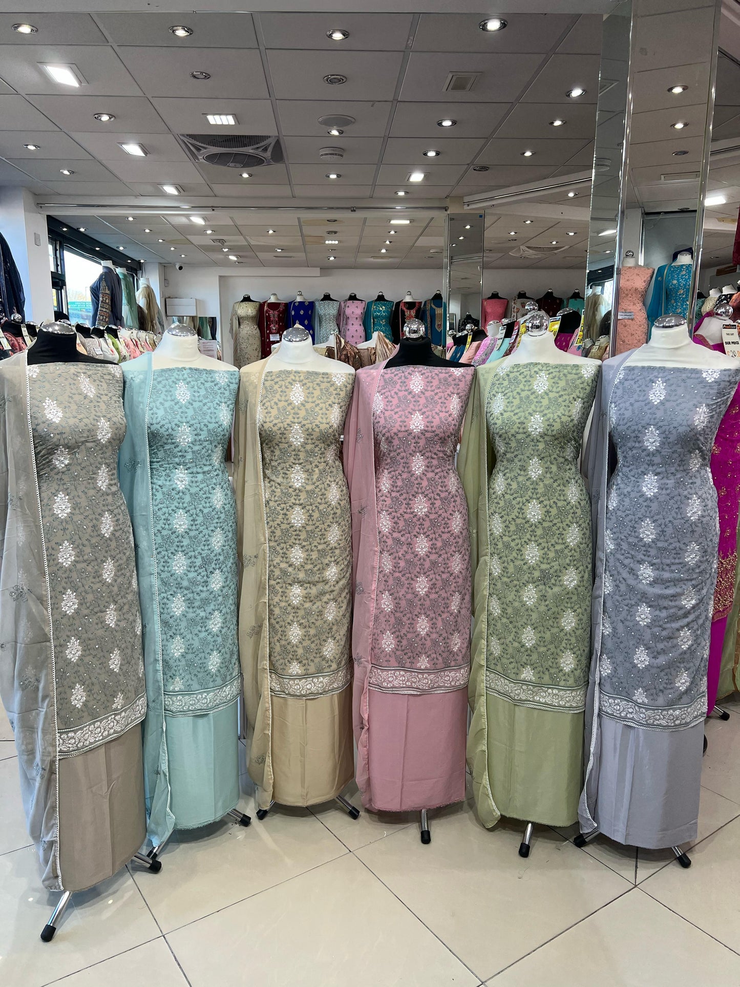 Embroidered Georgette