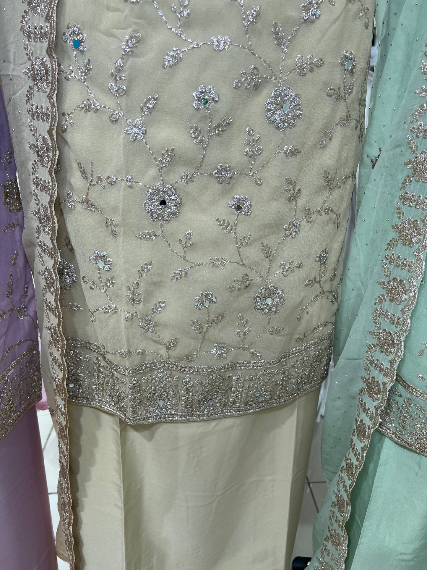 Embroidered Georgette