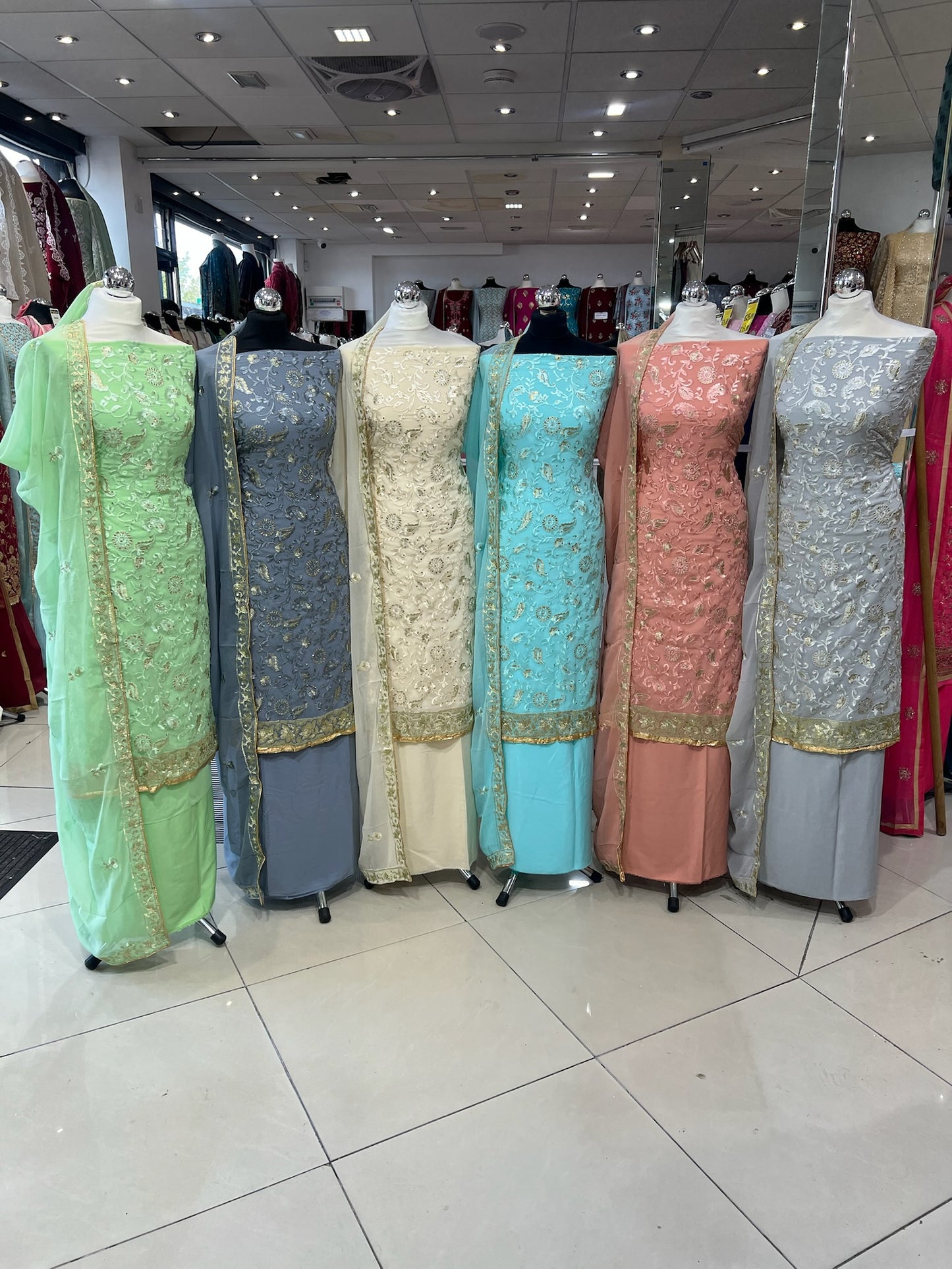 Embroidered Georgette