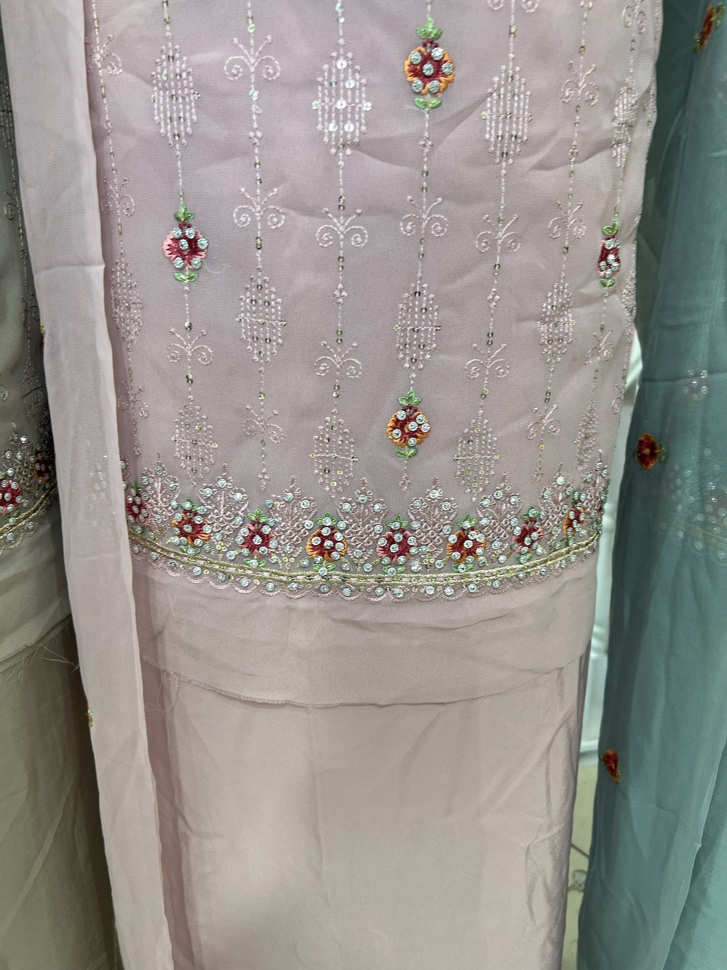 Embroidered Georgette
