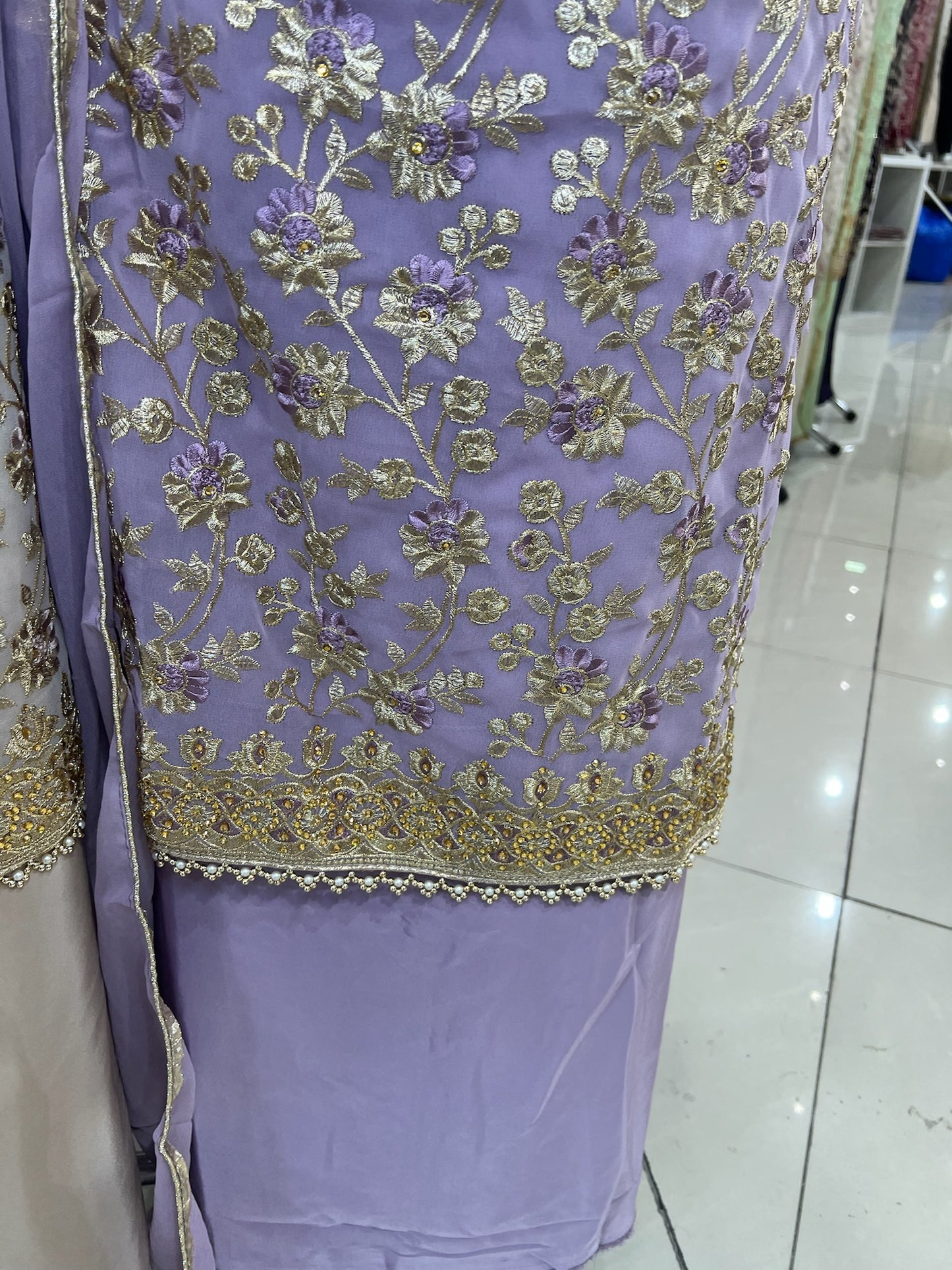 Embellished Embroidered Georgette