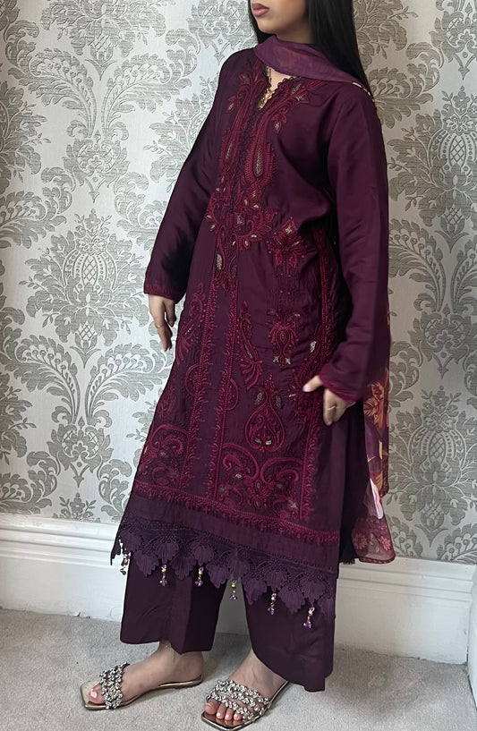 Maria Bi Inspired luxurious viscose Suit