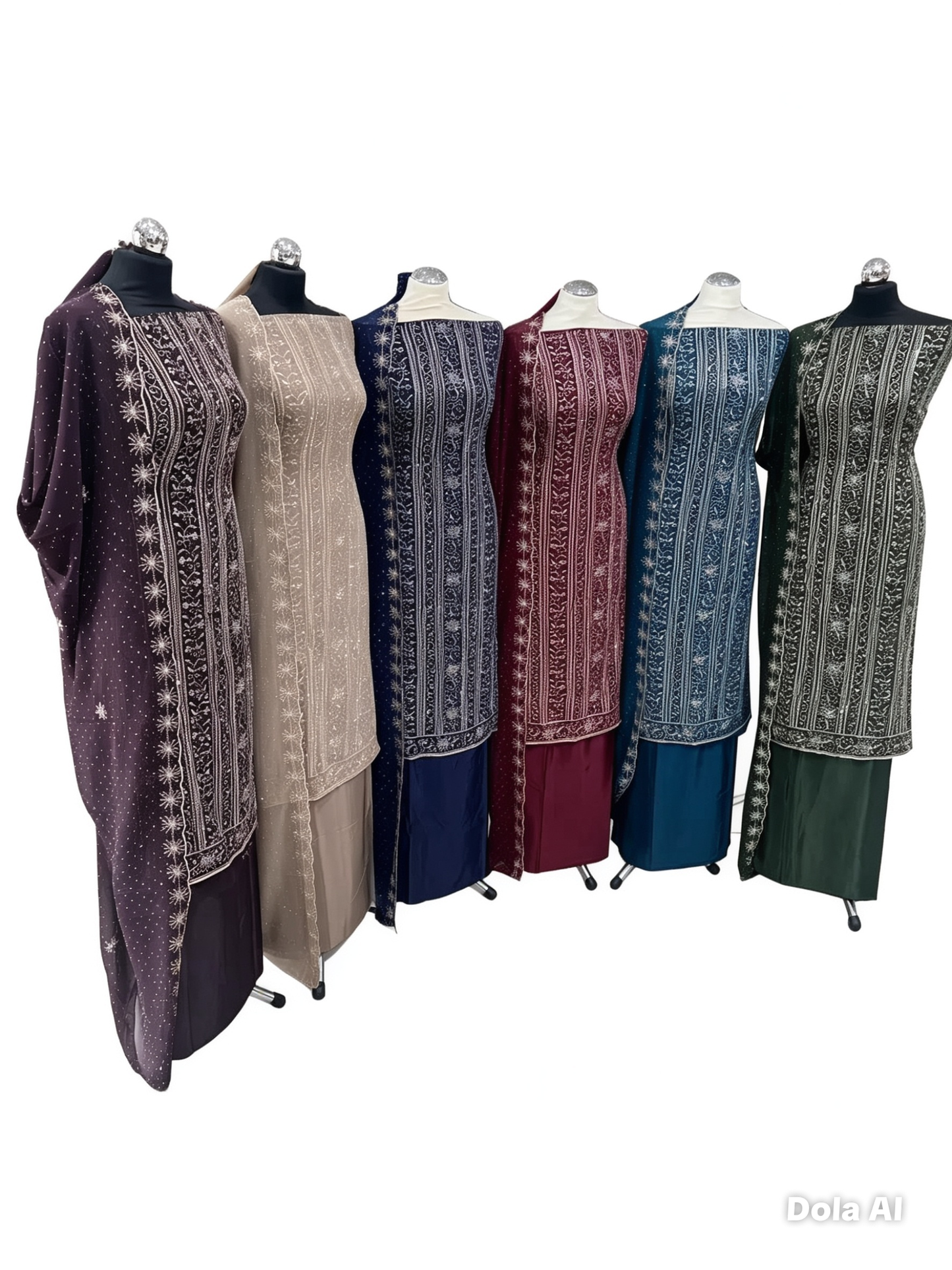 Embroidered & Embellished Georgette