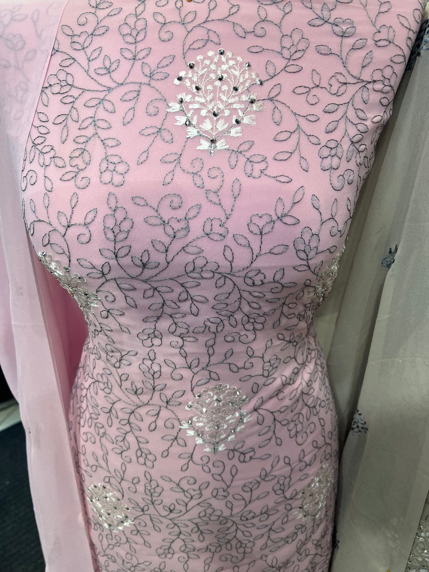 Embroidered Georgette