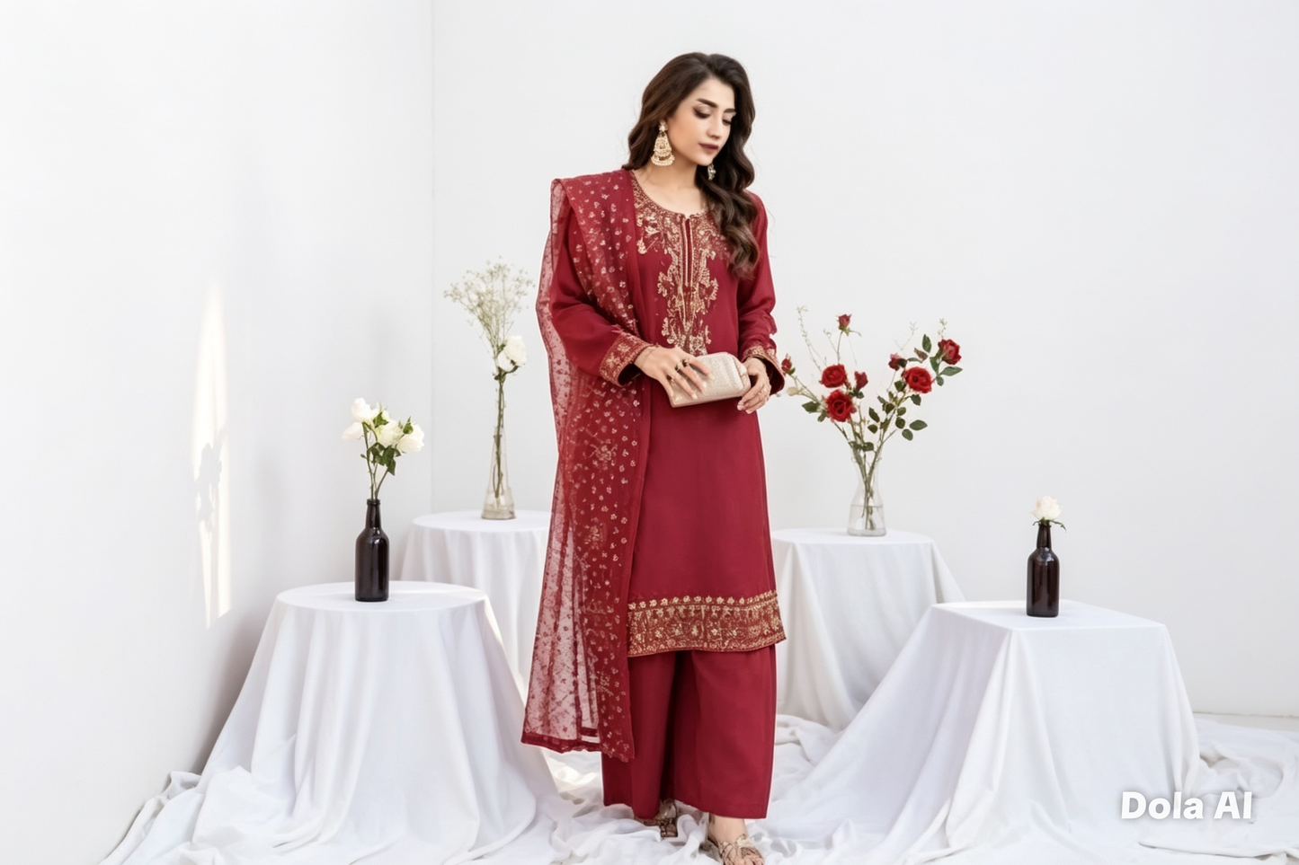 luxurious viscose suit inspired by the renowned Shantly by Barooque collection