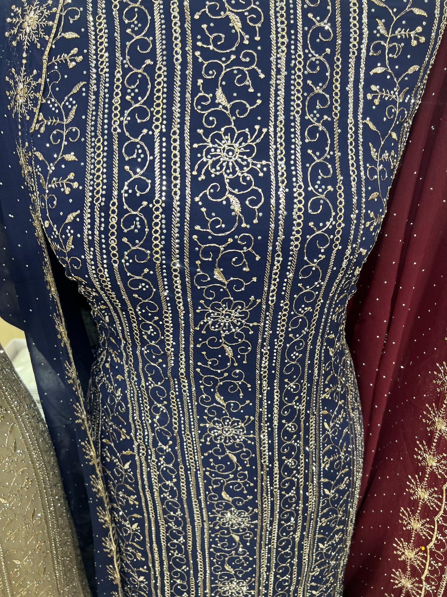 Embroidered & Embellished Georgette