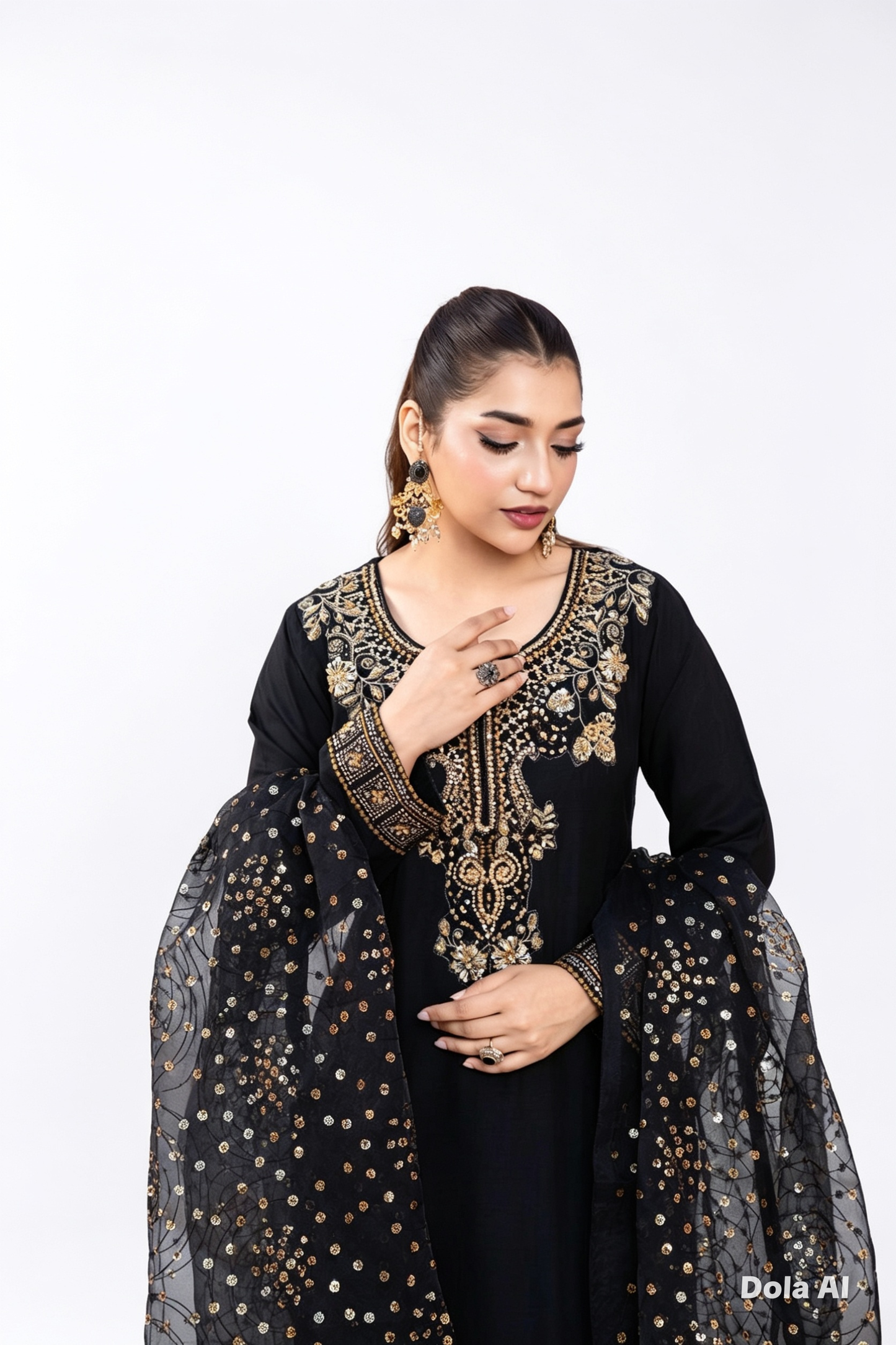 luxurious viscose suit inspired by the renowned Shantly by Barooque collection