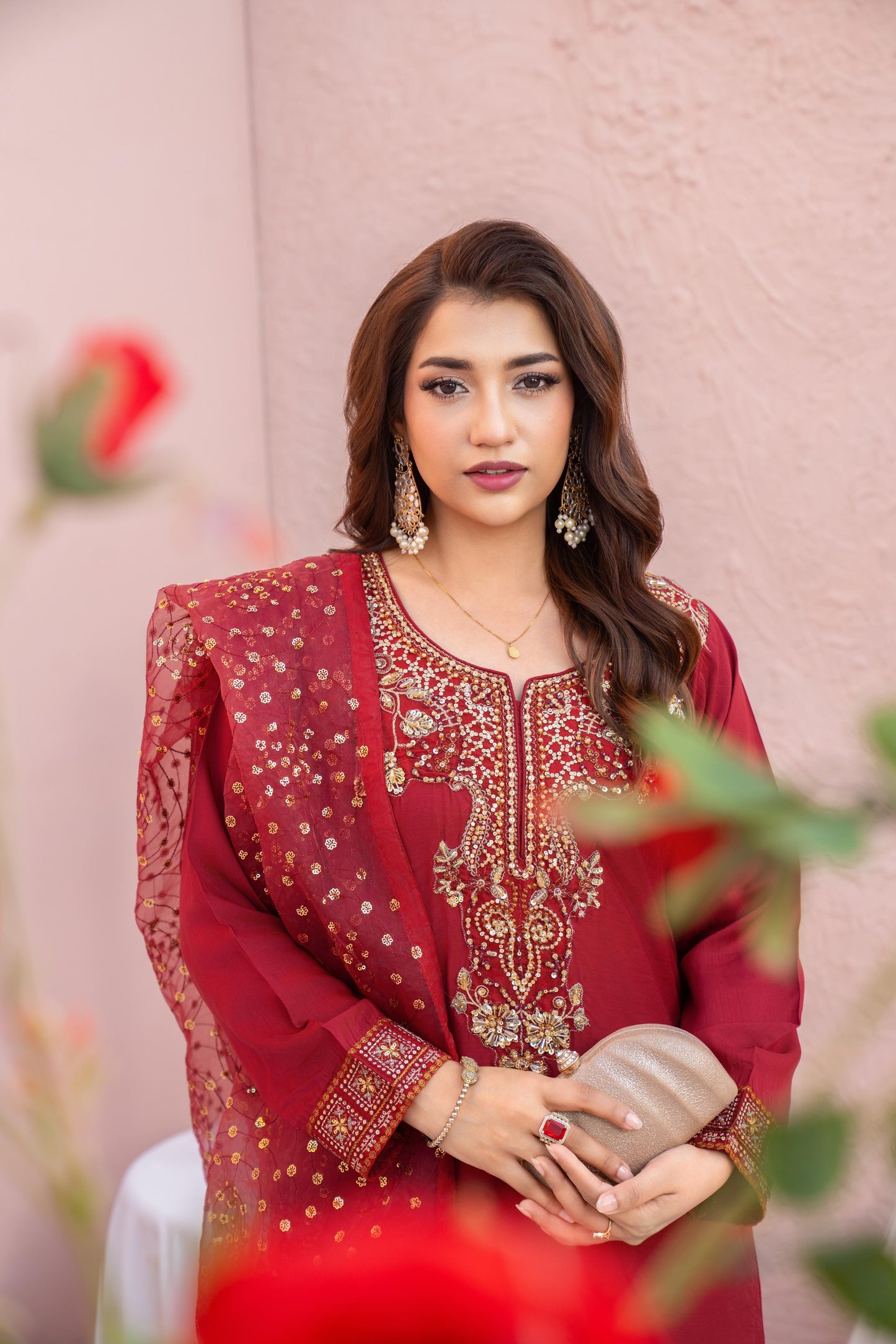 luxurious viscose suit inspired by the renowned Shantly by Barooque collection