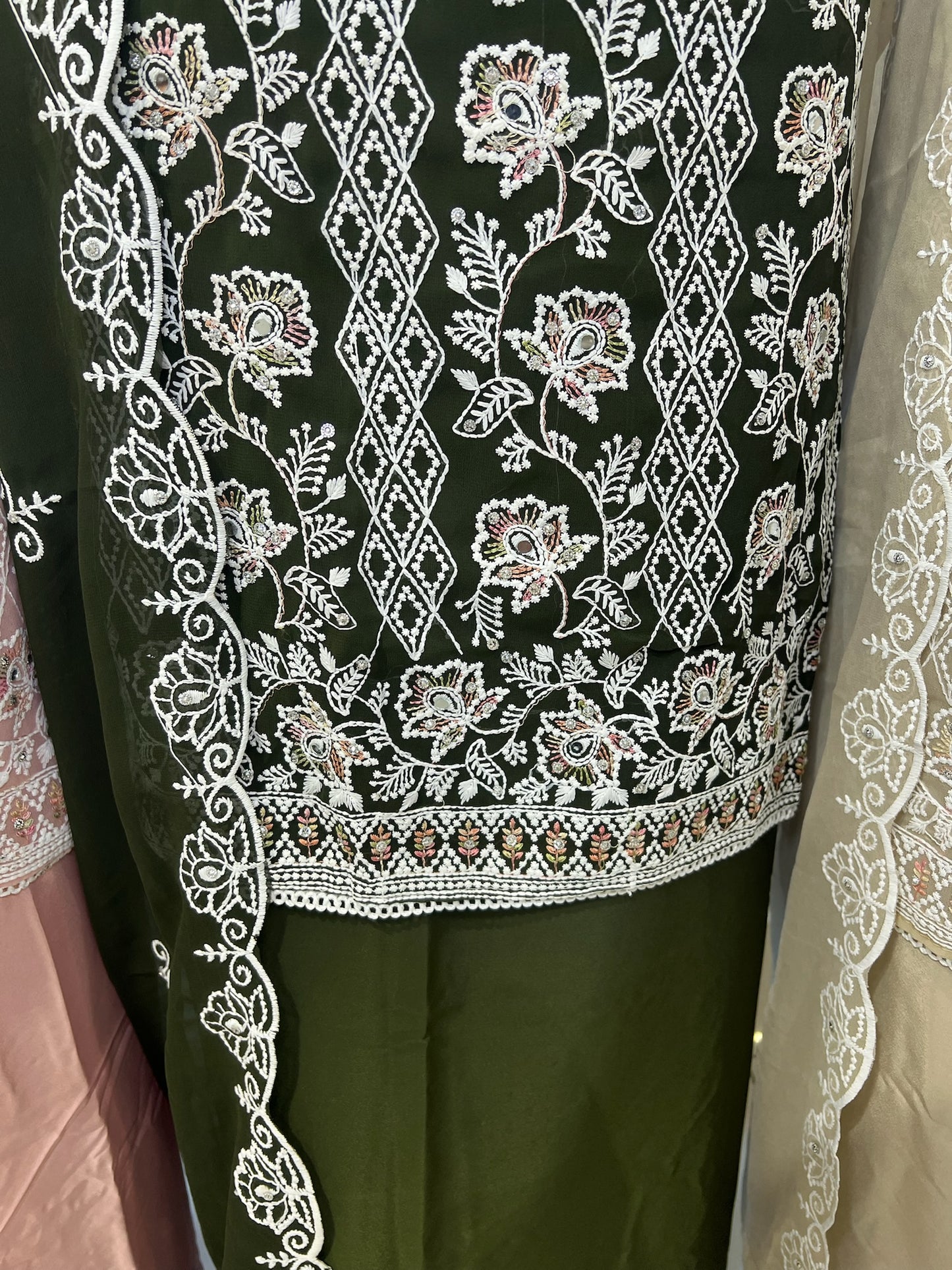 Embroidered Georgette