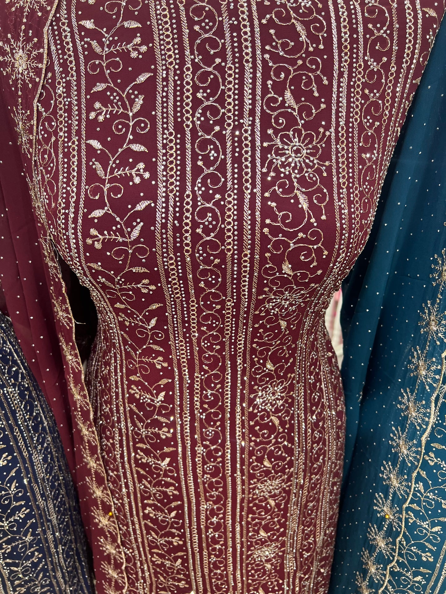 Embroidered & Embellished Georgette