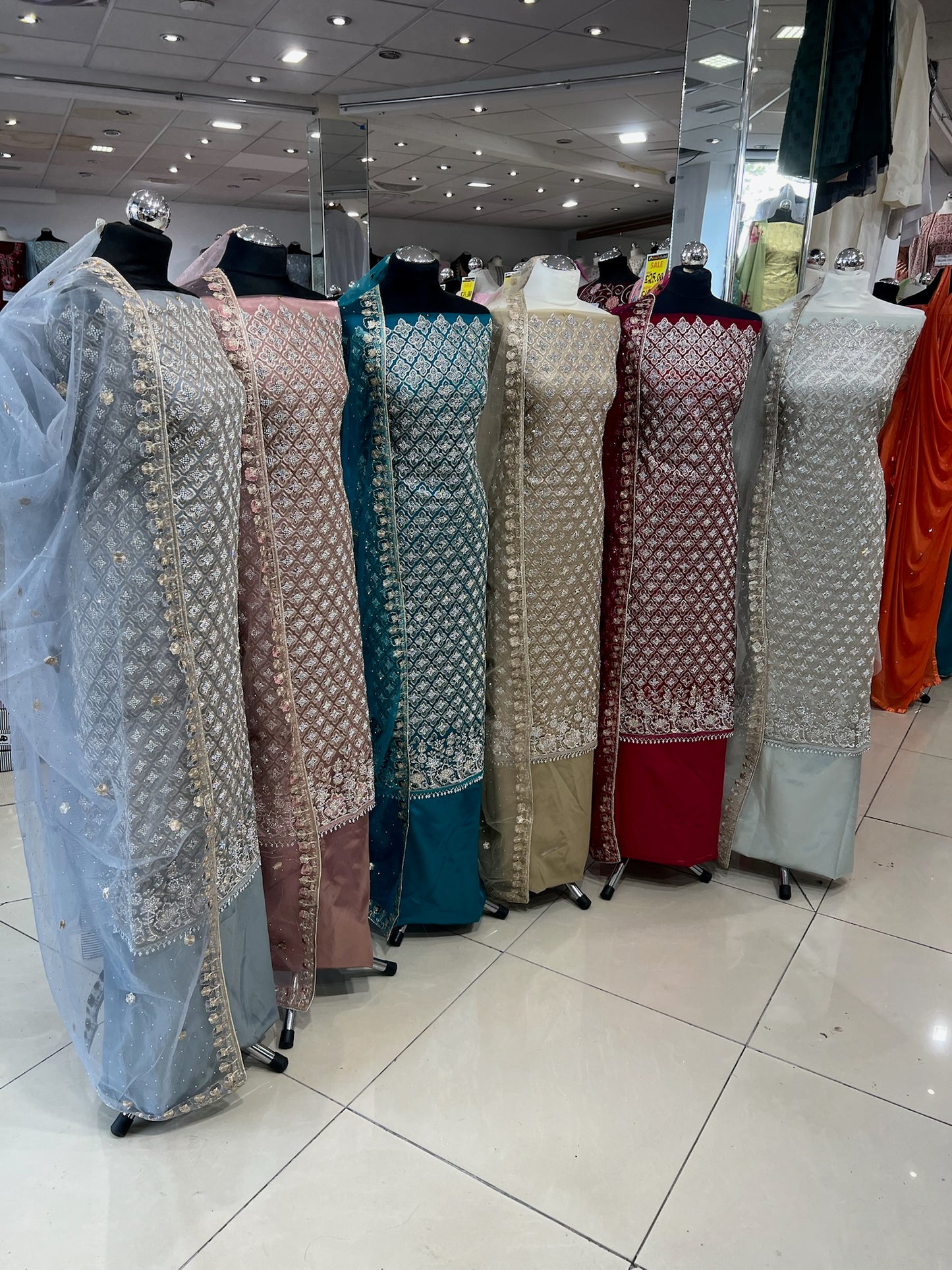 Fancy Embroidered Net