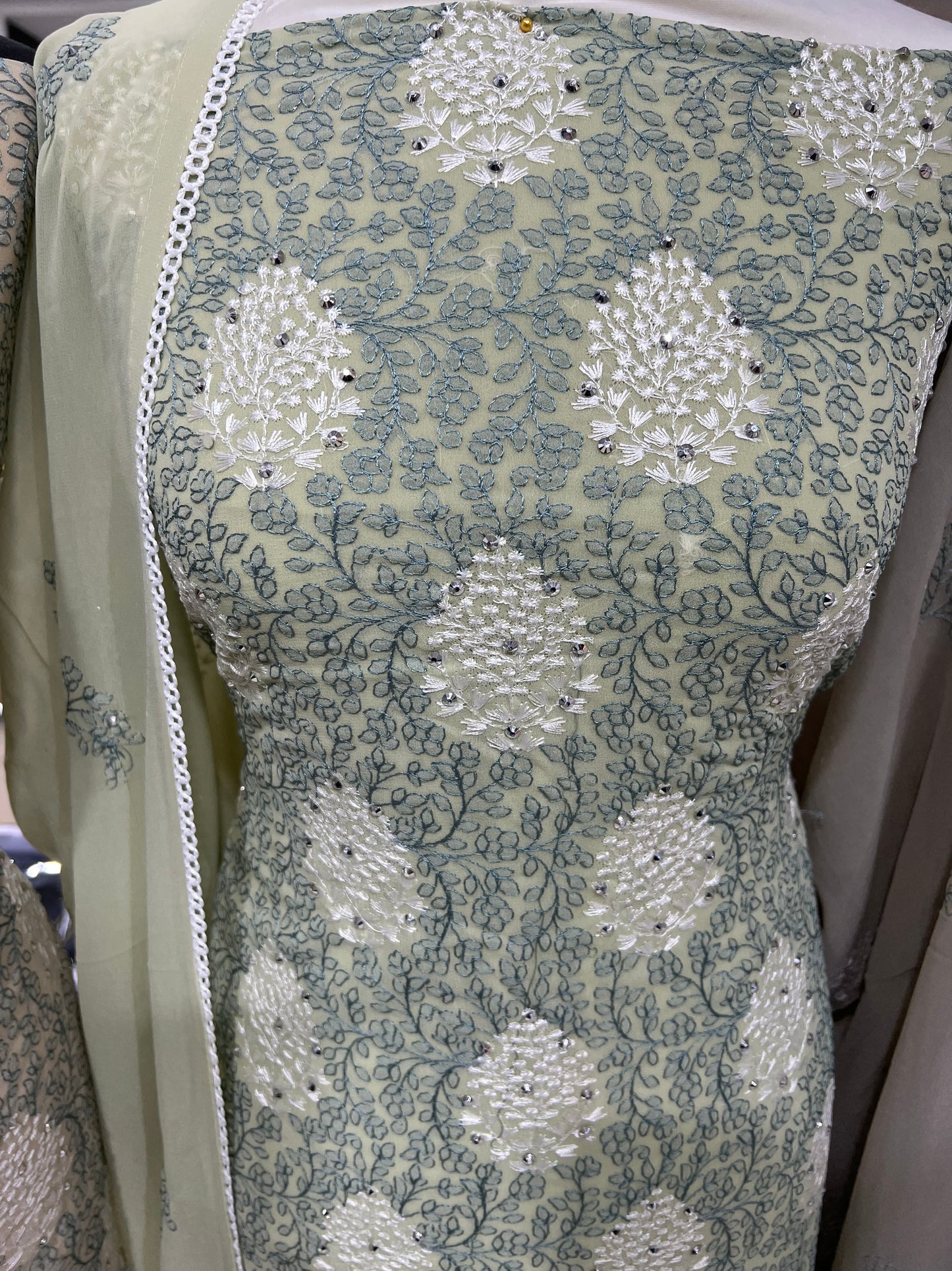 Embroidered Georgette
