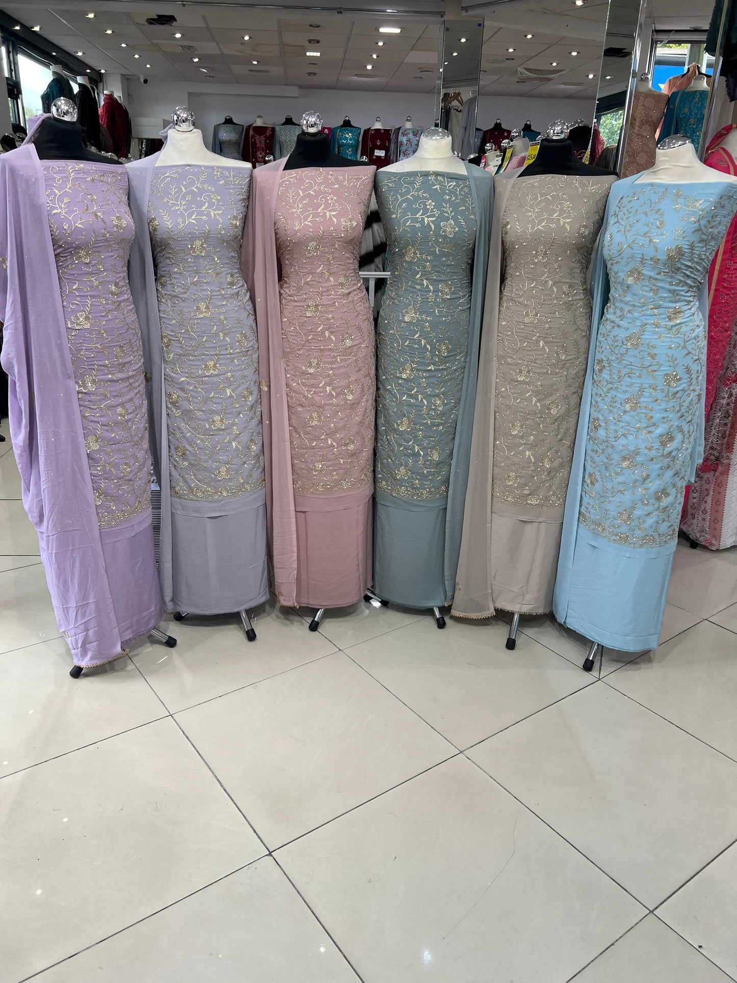 Embroidered Georgette