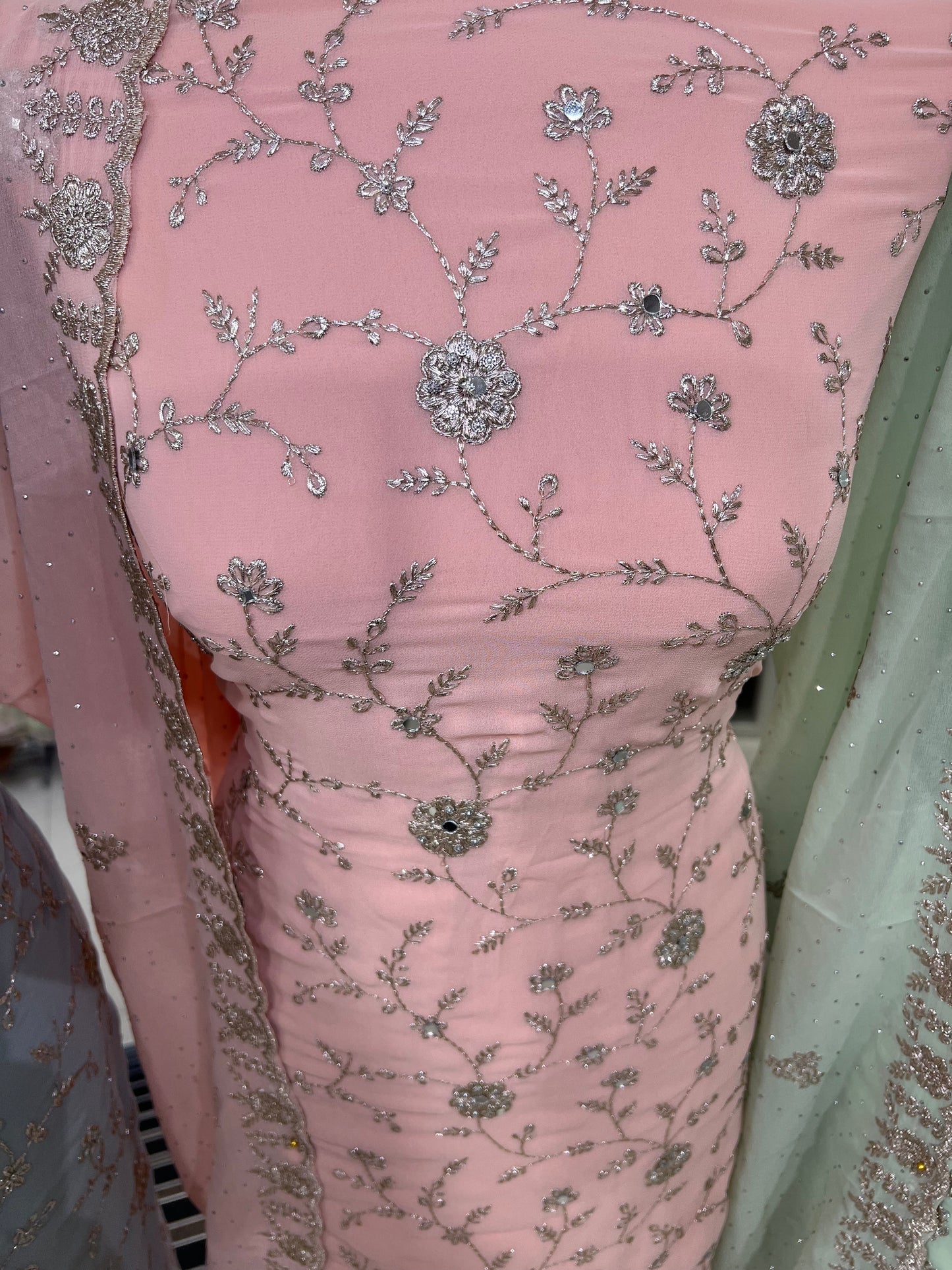 Embroidered Georgette