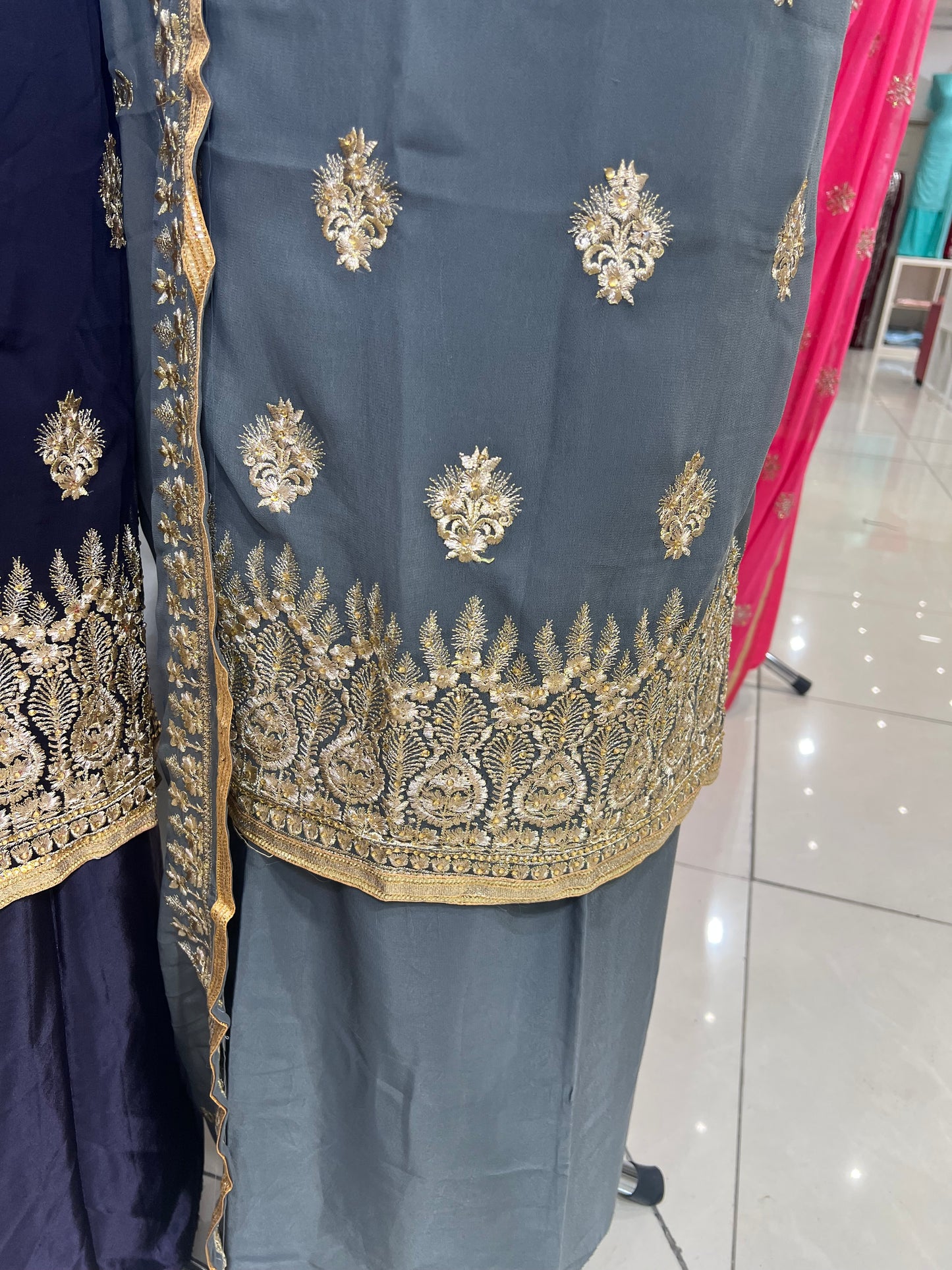 Embroidered Georgette