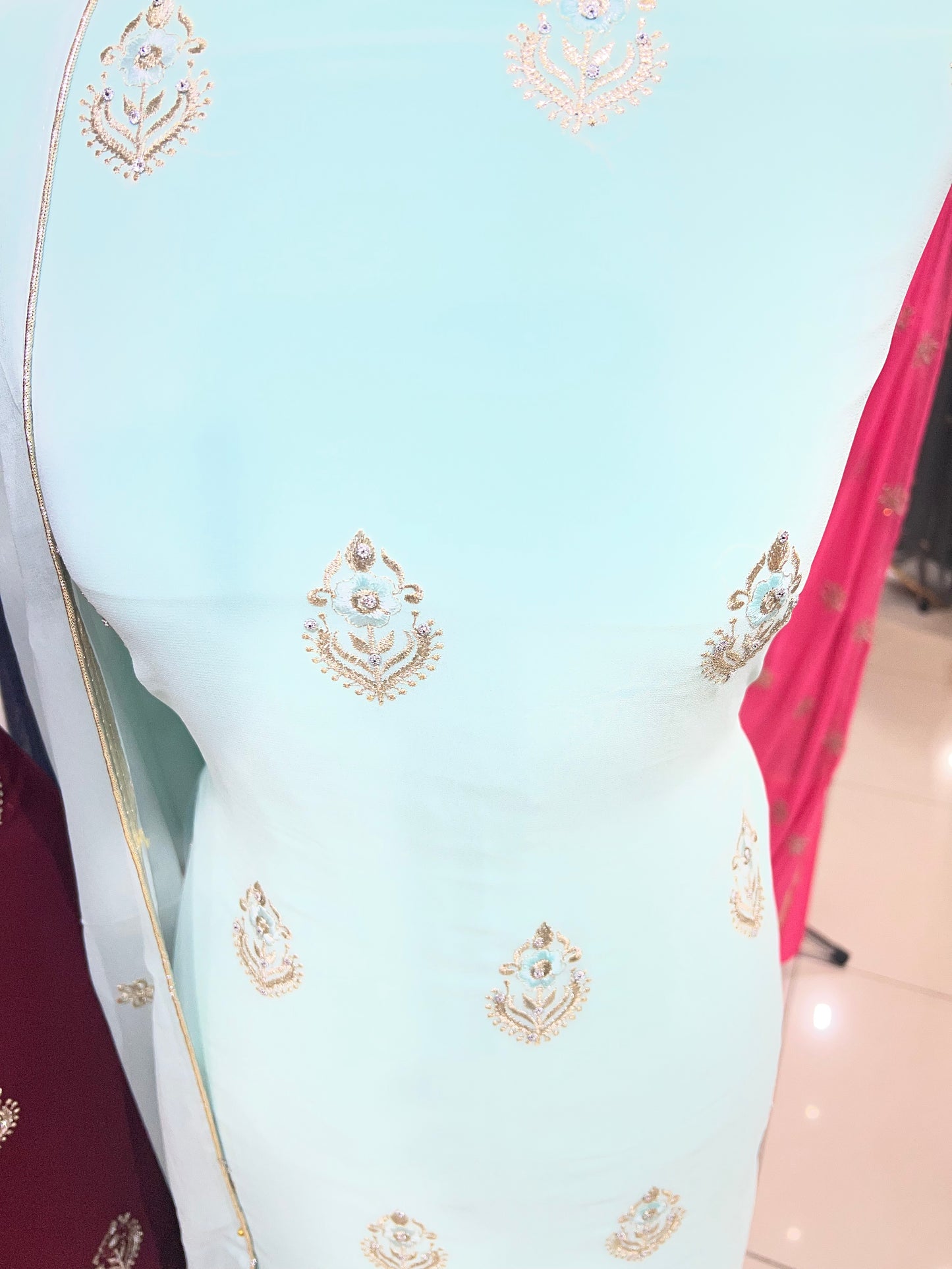 Embroidered Georgette
