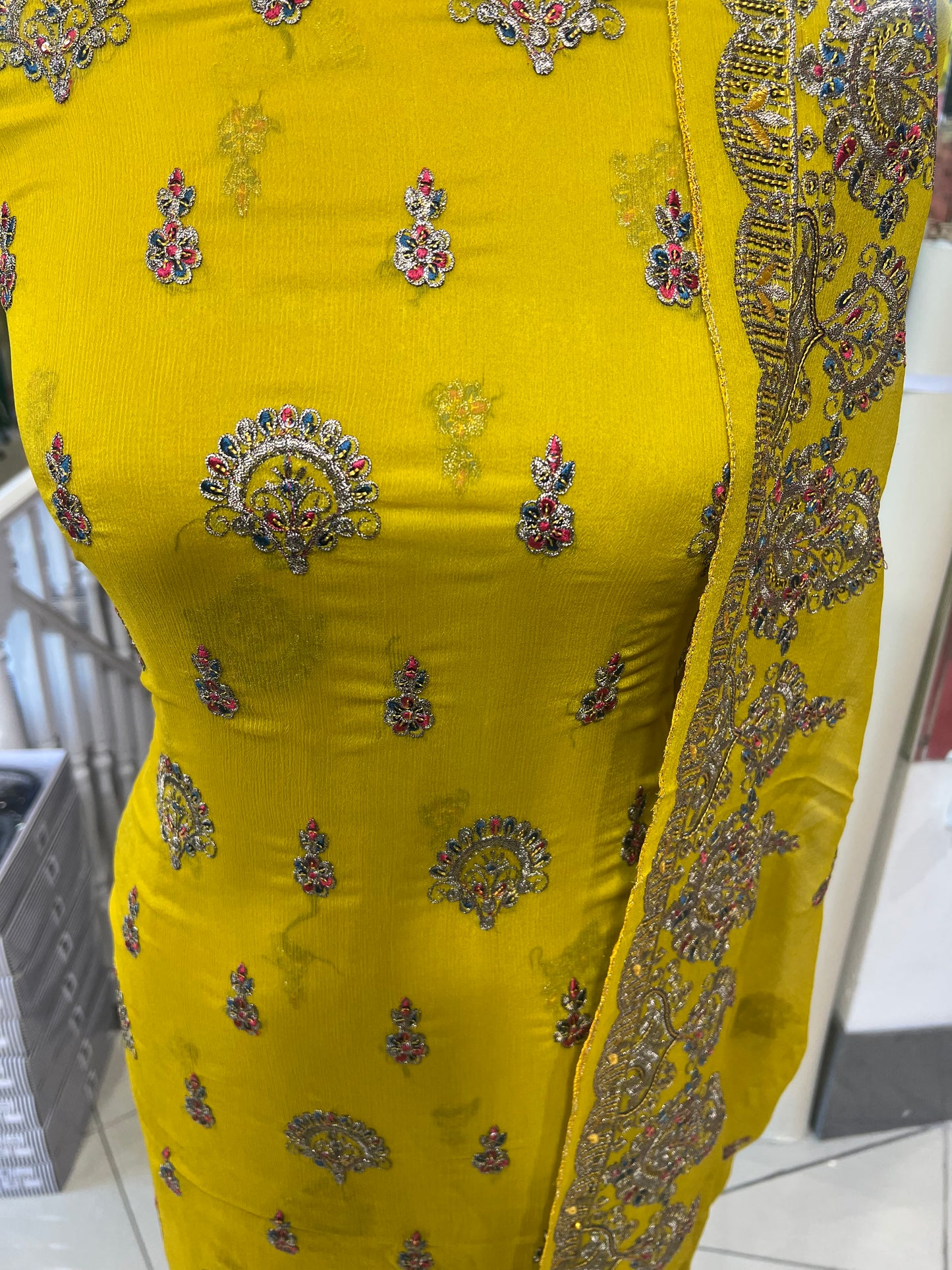 Embroidered Chiffon