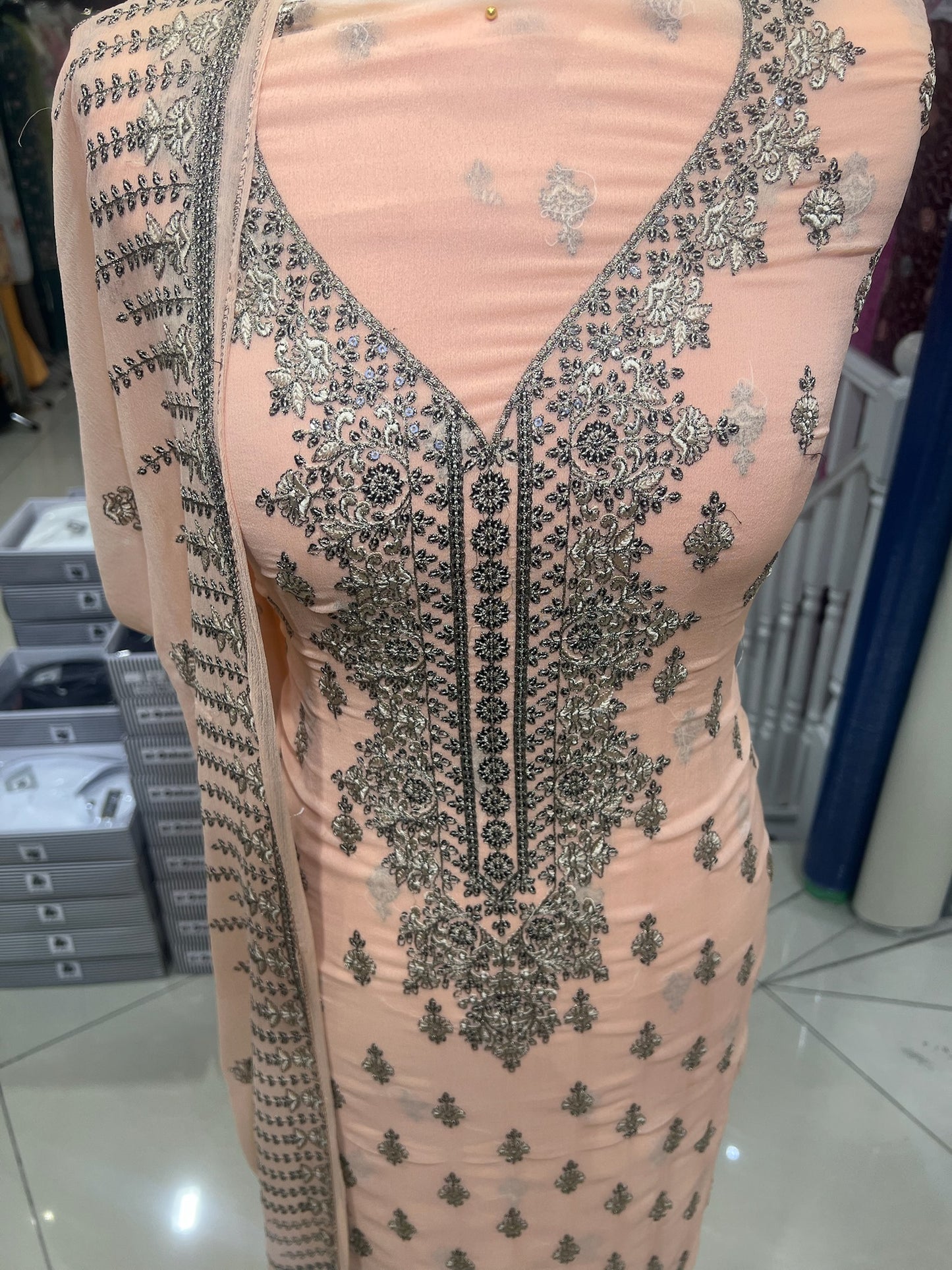 Embroidered Chiffon
