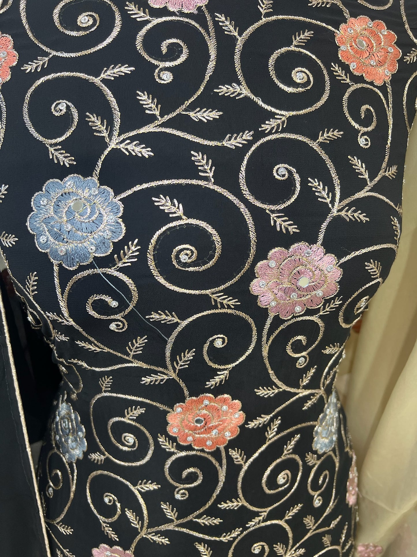 Embroidered Georgette
