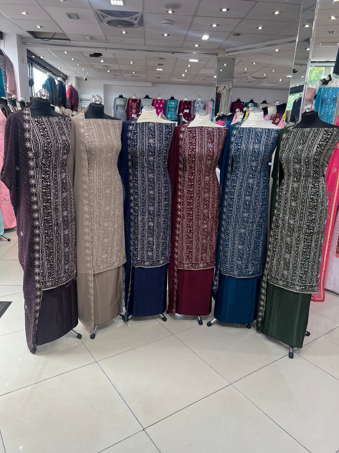 Embroidered & Embellished Georgette