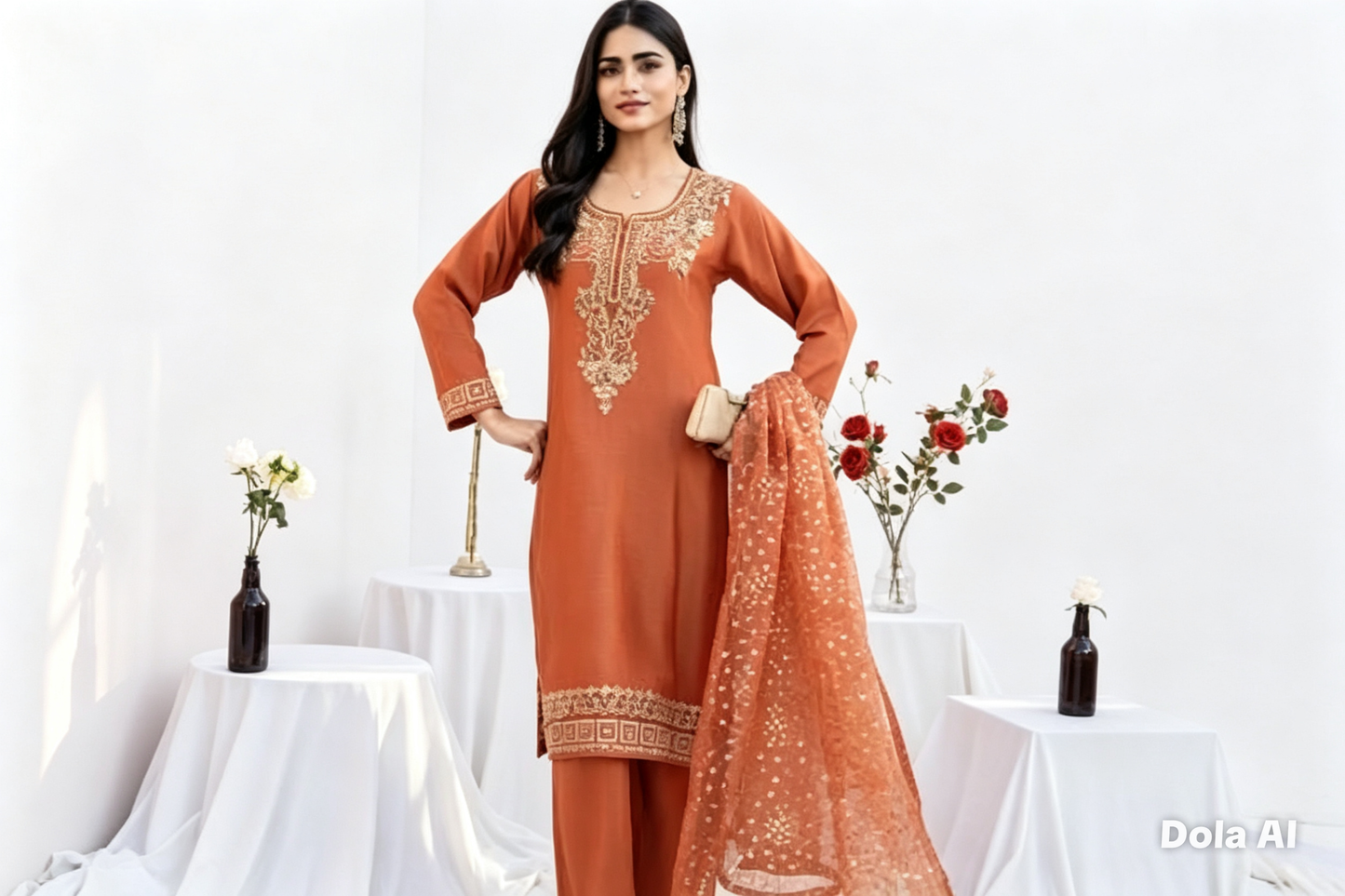 luxurious viscose suit inspired by the renowned Shantly by Barooque collection