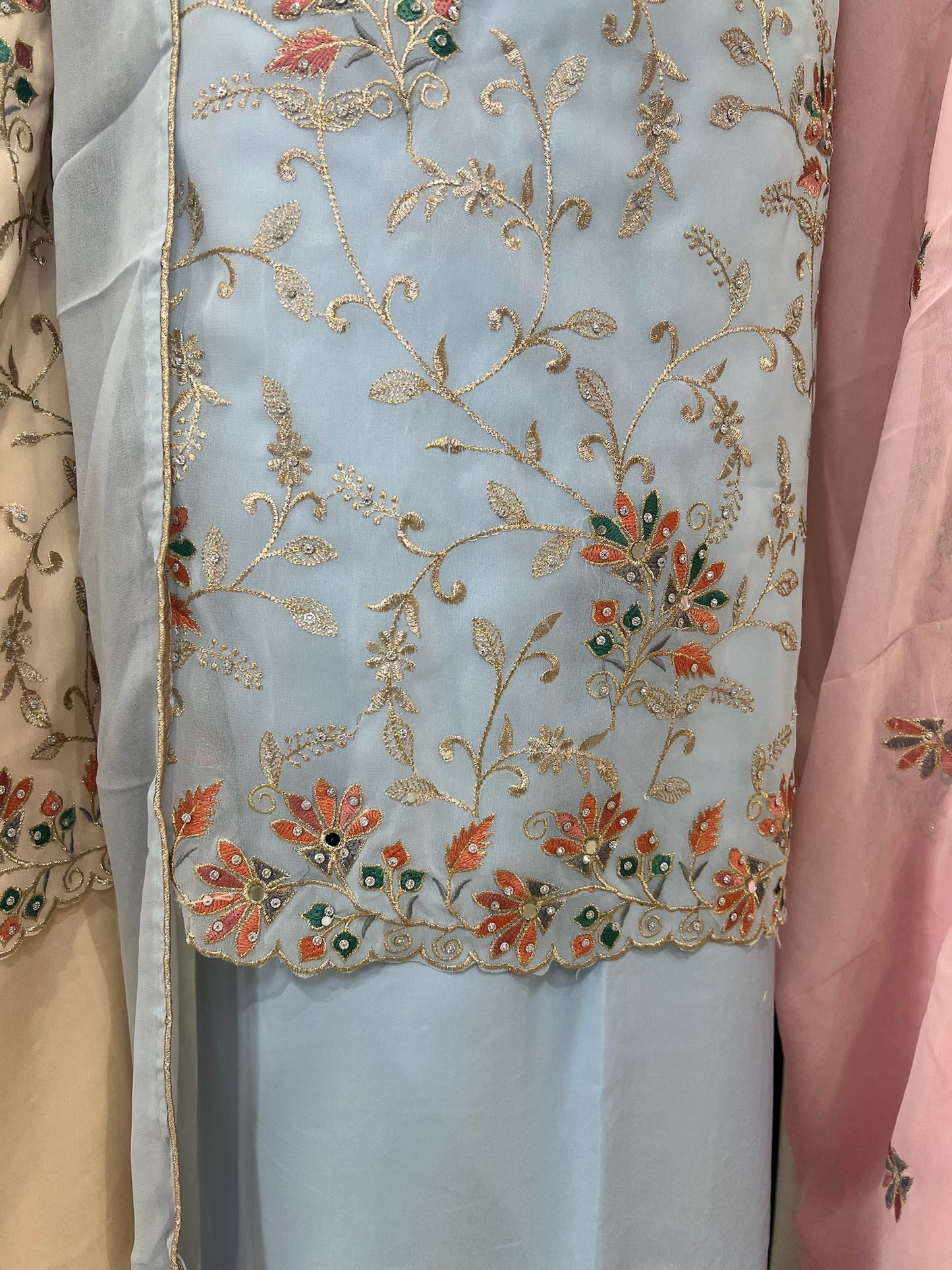 Embroidered Georgette