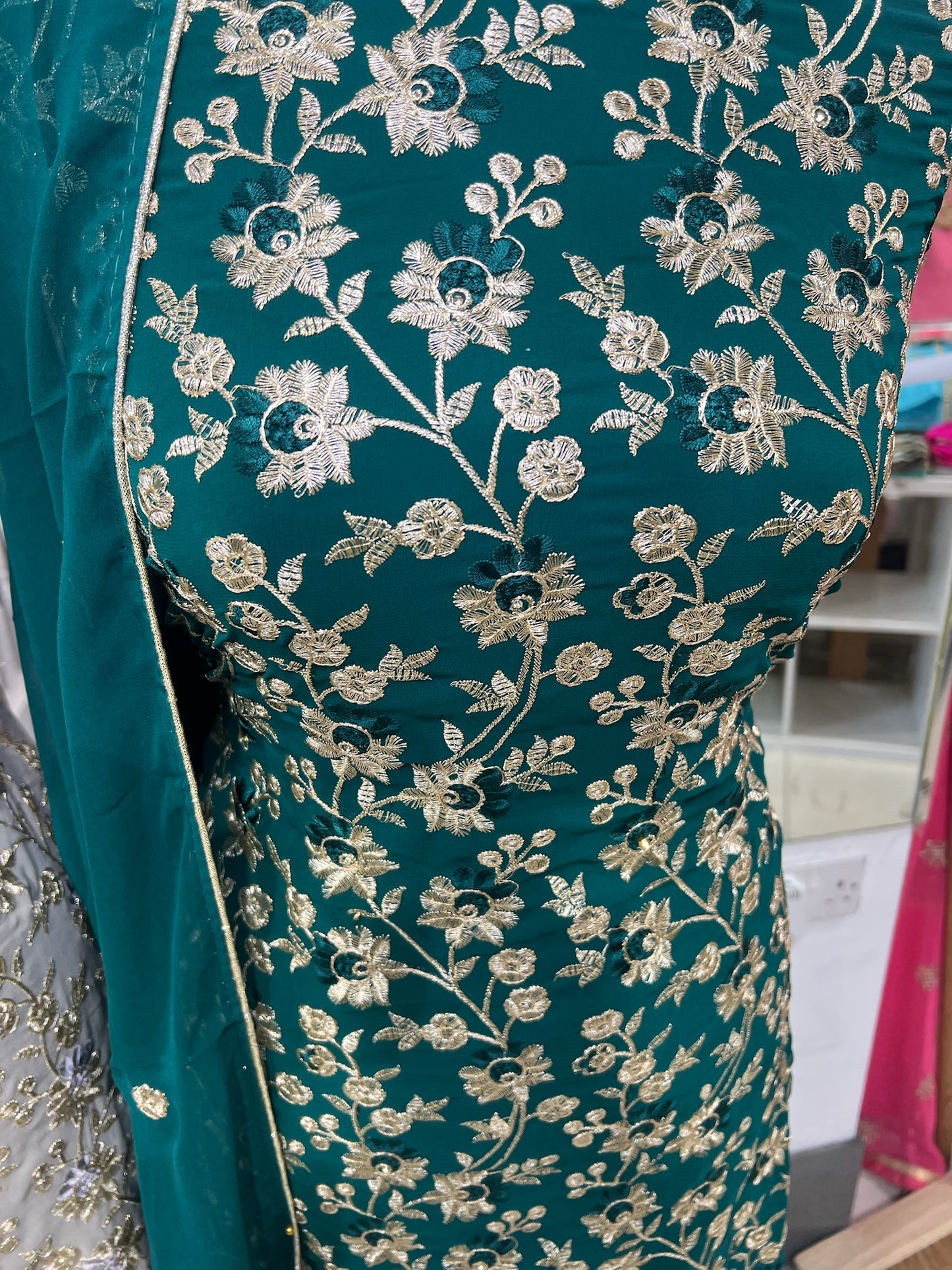 Embroidered Georgette