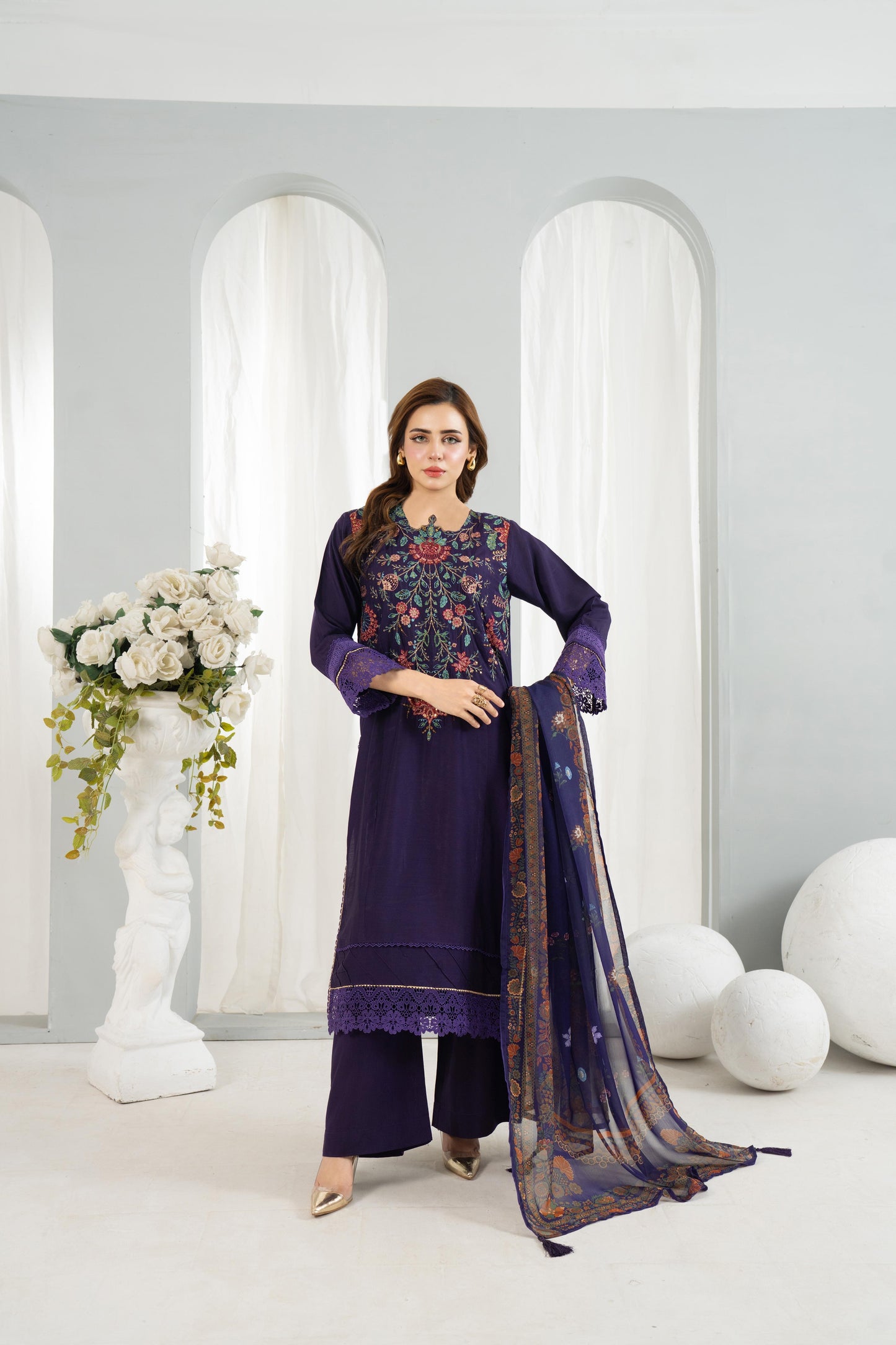 Maria Bi Inspired luxurious viscose Suit